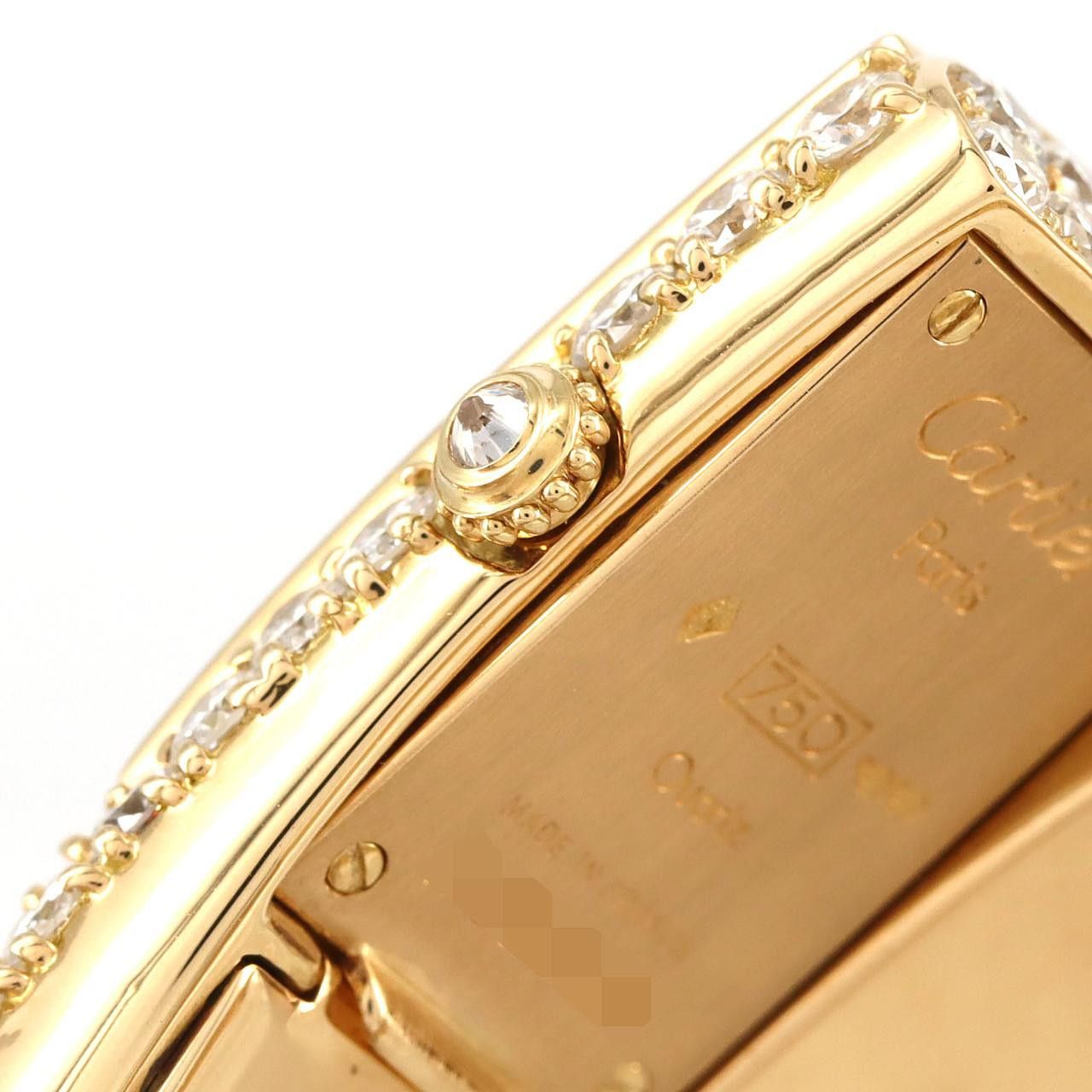 Cartier Cartier Cartier Au750 Quartz Crocodile skin Quartz DUTY FREE for USA Size ONE SIZE - 4 Thumbnail