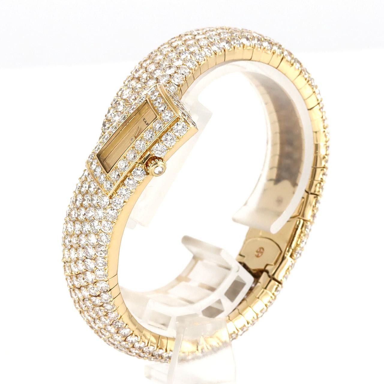 Cartier Cartier Cartier Au750 Quartz Crocodile skin Quartz DUTY FREE for USA Size ONE SIZE - 2 Thumbnail