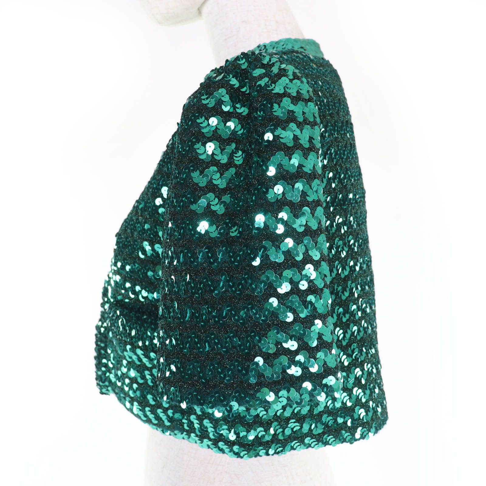 Gucci Gucci Gucci Sequined Acrylic Bolero Jacket Plastic Tops 653449 DUTY FREE for USA Size ONE SIZE - 2 Thumbnail
