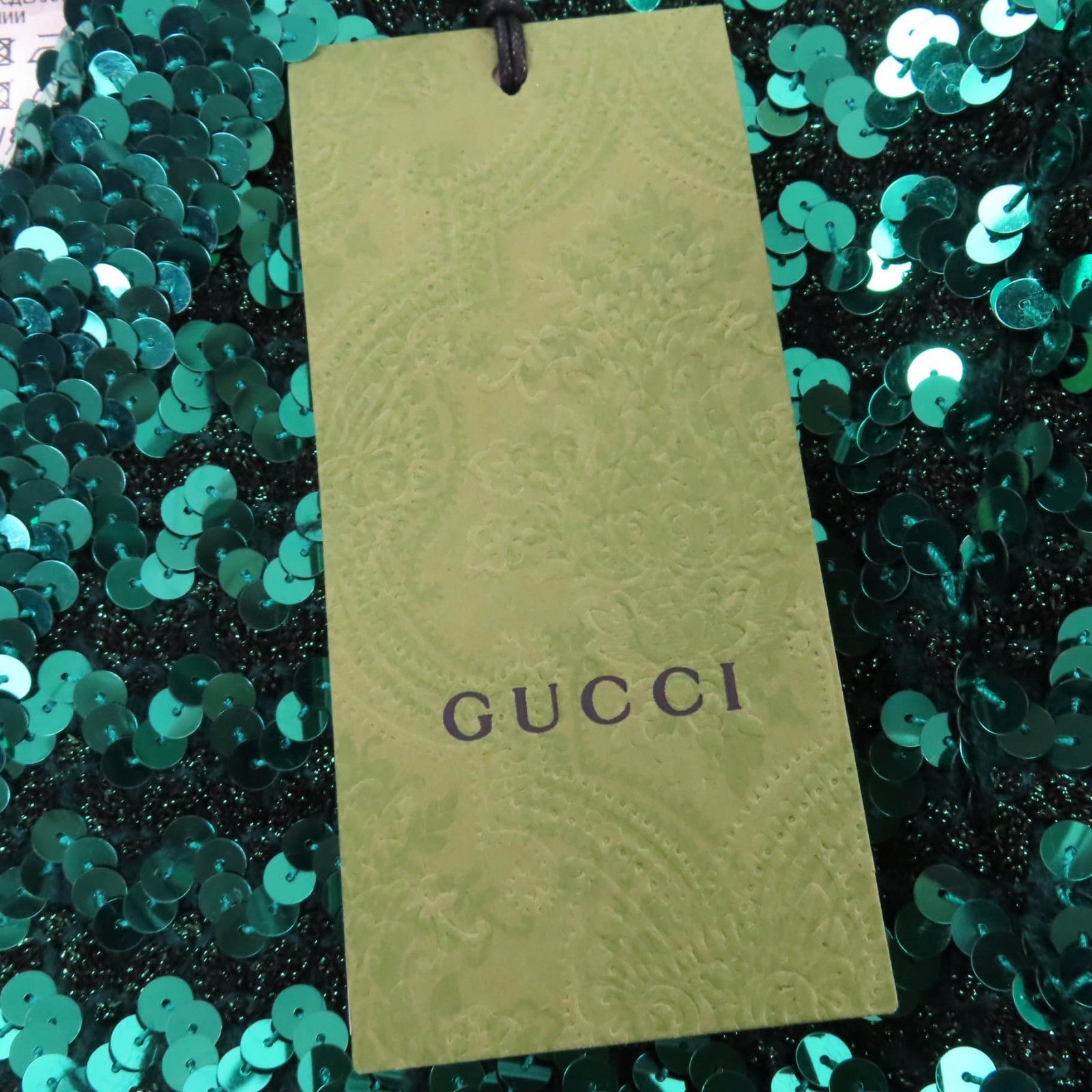 Gucci Gucci Gucci Sequined Acrylic Bolero Jacket Plastic Tops 653449 DUTY FREE for USA Size ONE SIZE - 12 Thumbnail