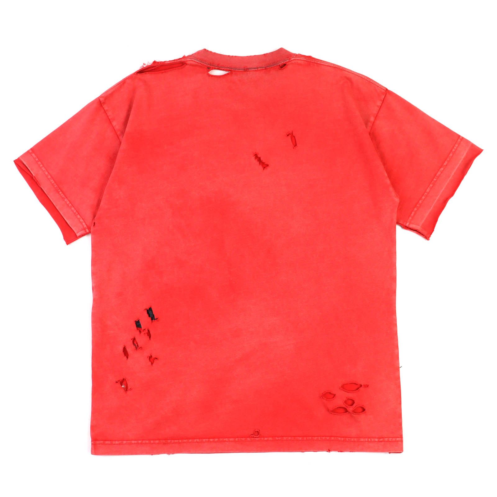 Balenciaga Balenciaga Balenciaga Destroyed Distressed Short Sleeve T-shirt Cotton T-Shirts DUTY FREE for USA Size ONE SIZE - 2 Thumbnail