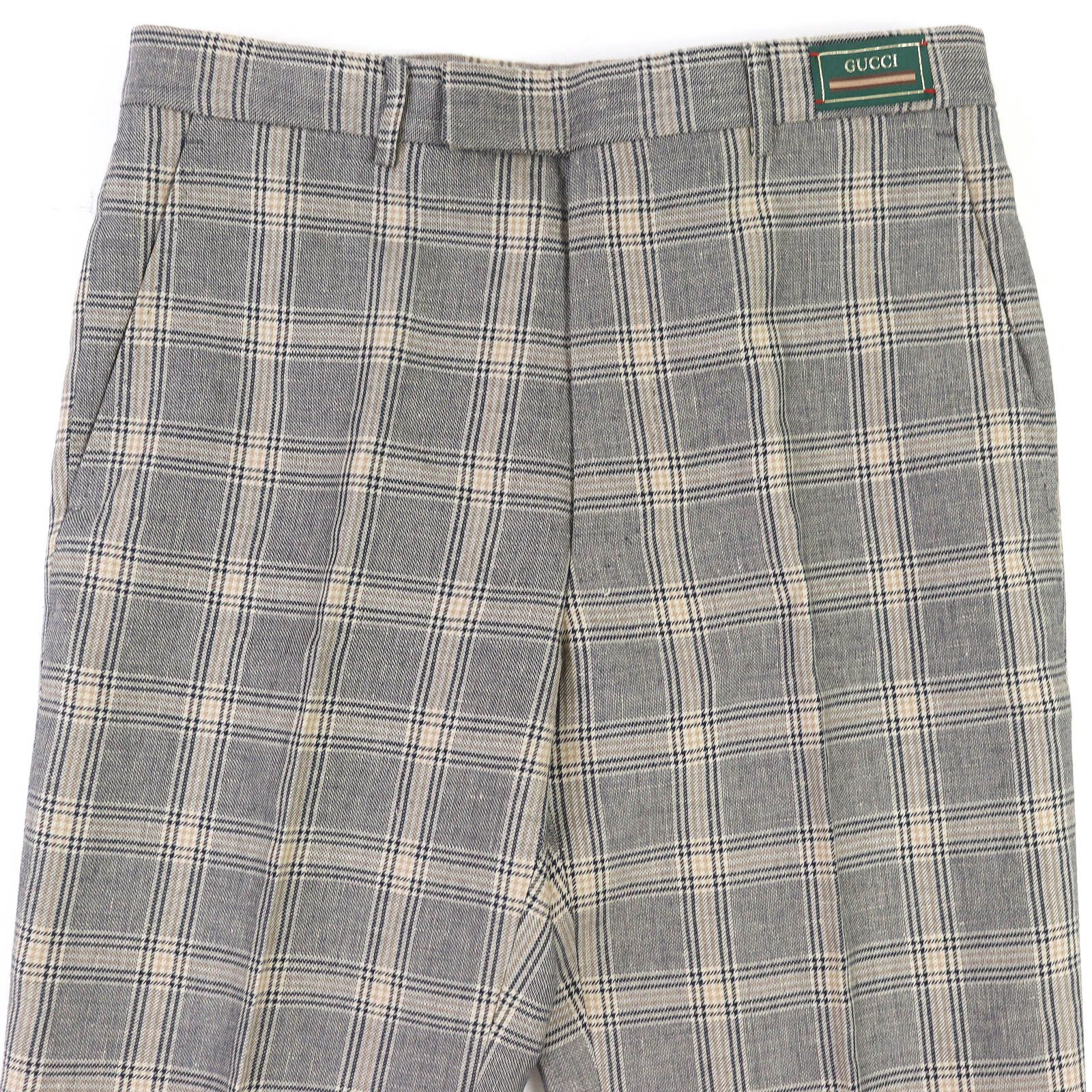 Gucci Gucci Gucci Glen Check Pants Others Pants 707294 DUTY FREE for USA Size ONE SIZE - 3 Thumbnail