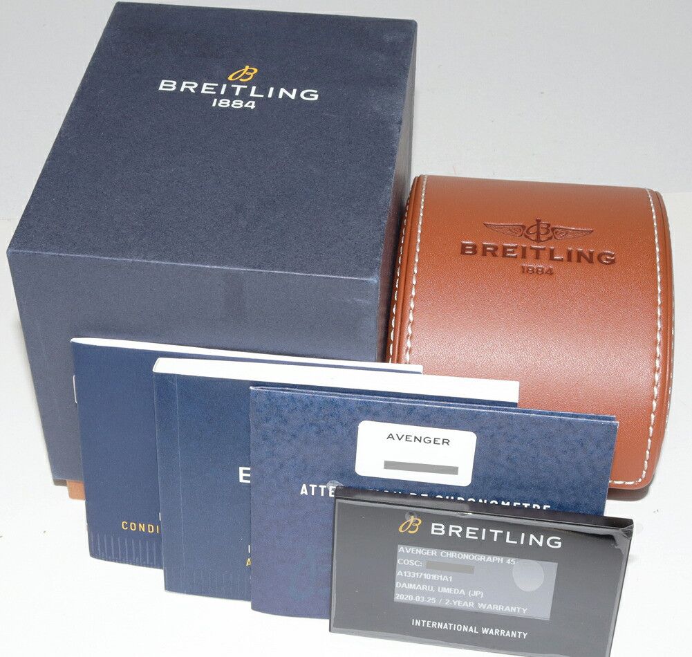 Breitling Breitling Breitling Avenger Stainless Steel Watch Metal Automatic A13317 DUTY FREE for USA Size ONE SIZE - 3 Thumbnail
