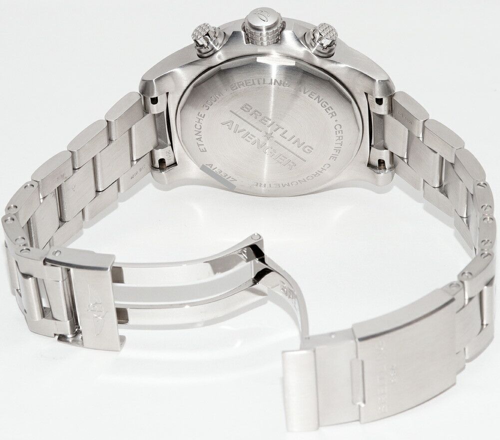 Breitling Breitling Breitling Avenger Stainless Steel Watch Metal Automatic A13317 DUTY FREE for USA Size ONE SIZE - 2 Thumbnail