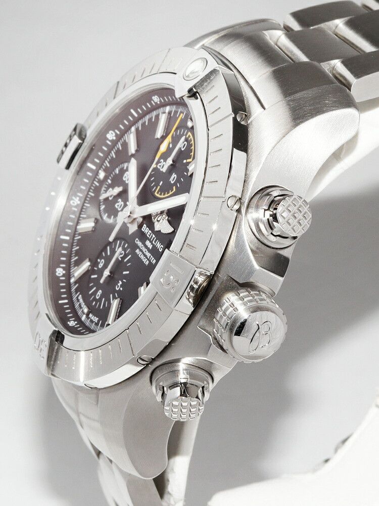 Breitling Breitling Breitling Avenger Stainless Steel Watch Metal Automatic A13317 DUTY FREE for USA Size ONE SIZE - 4 Thumbnail