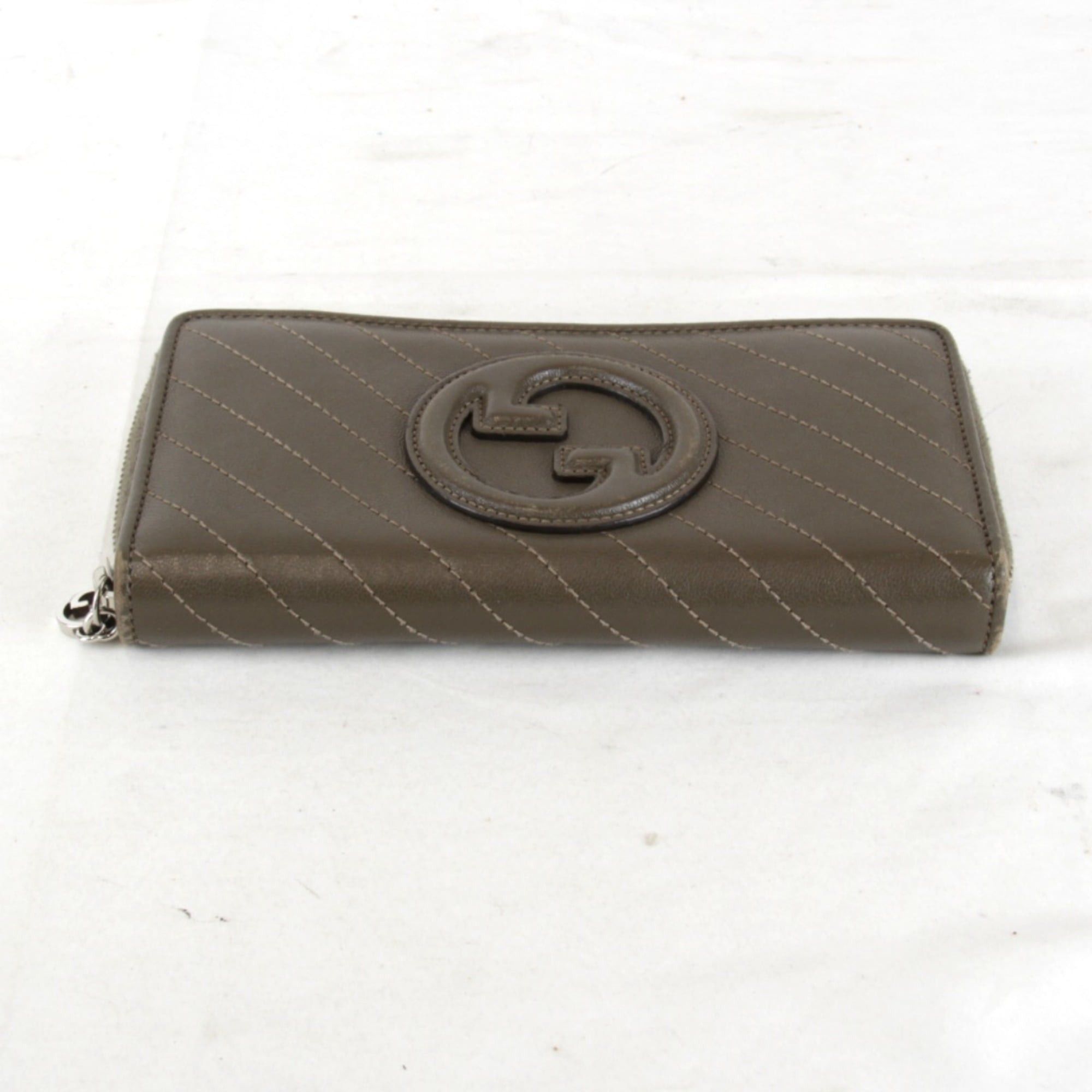 Gucci GUCCI Blondie Round Zip Wallet 760312/496334, Brown Leather, Women's Size ONE SIZE - 5 Thumbnail