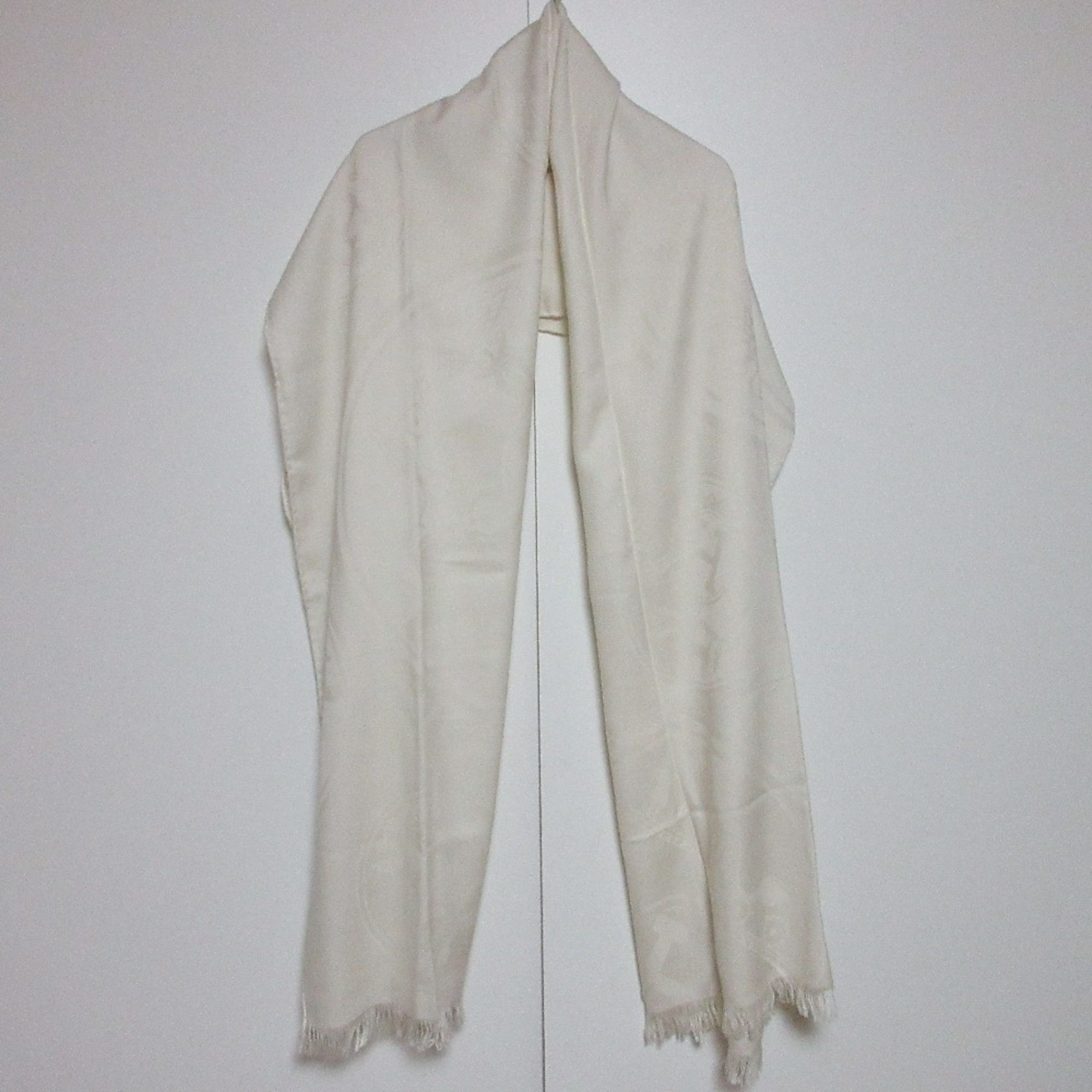 Hermes HERMES ETOLE NEW LIBRIS CONFETTIS D'EX-LIBRIS New Libris Cashmere Large Stole/Shawl, Ivory, Women's Size ONE SIZE - 2 Thumbnail