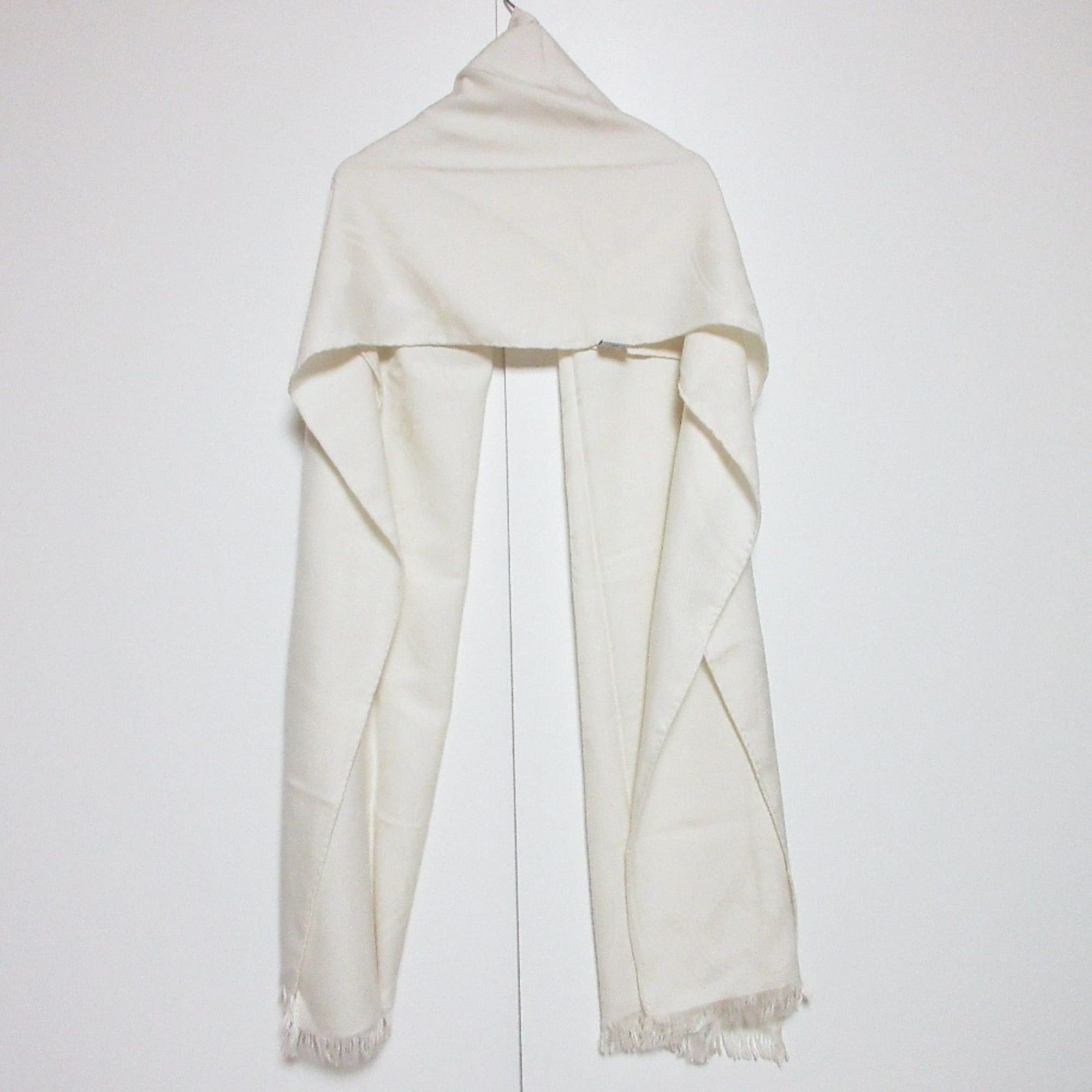 Hermes HERMES ETOLE NEW LIBRIS CONFETTIS D'EX-LIBRIS New Libris Cashmere Large Stole/Shawl, Ivory, Women's Size ONE SIZE - 3 Thumbnail