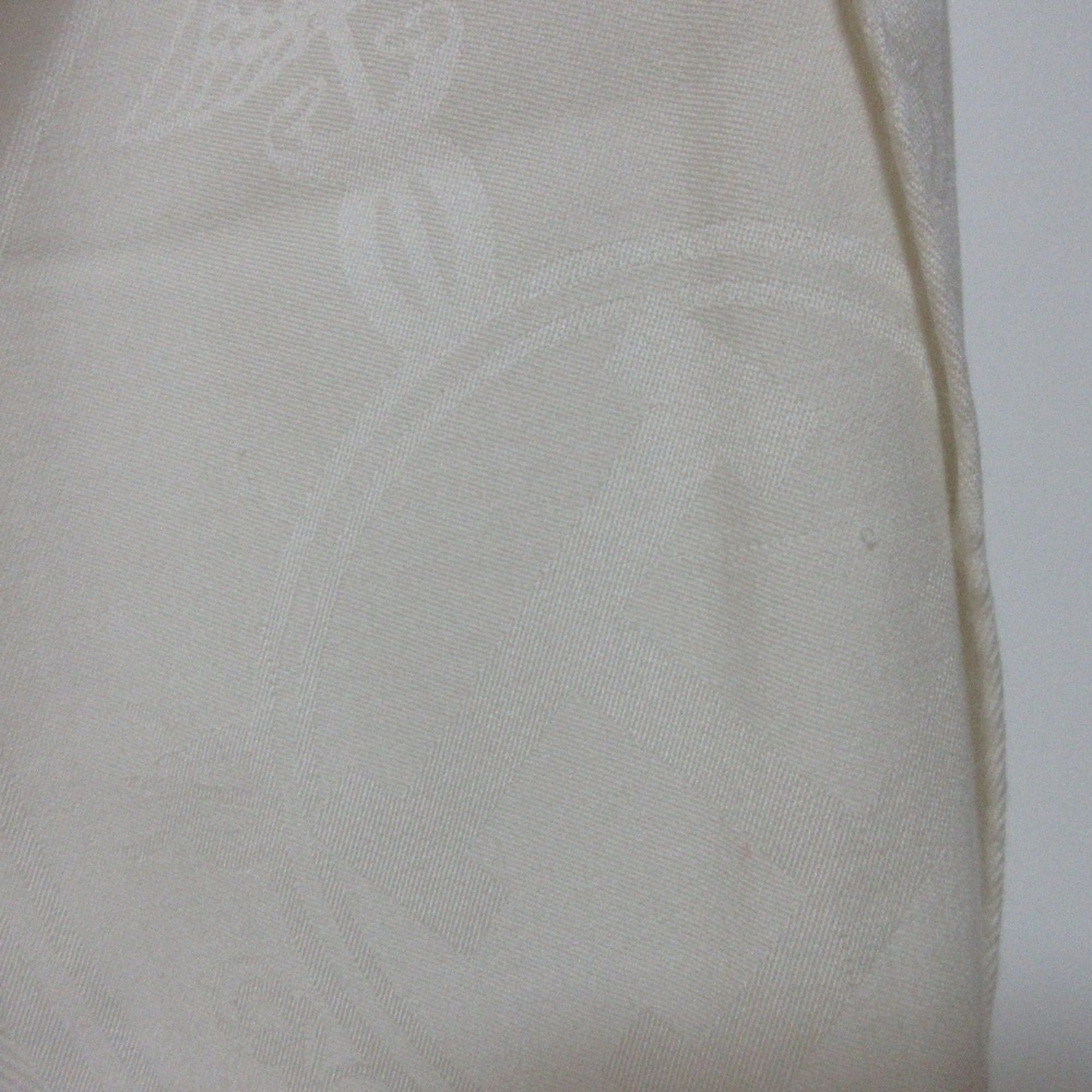 Hermes HERMES ETOLE NEW LIBRIS CONFETTIS D'EX-LIBRIS New Libris Cashmere Large Stole/Shawl, Ivory, Women's Size ONE SIZE - 4 Thumbnail