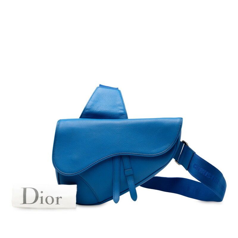 Dior Dior Maxi Saddle Bag Leather Shoulder Bag Leather Shoulder Bag DUTY FREE for USA