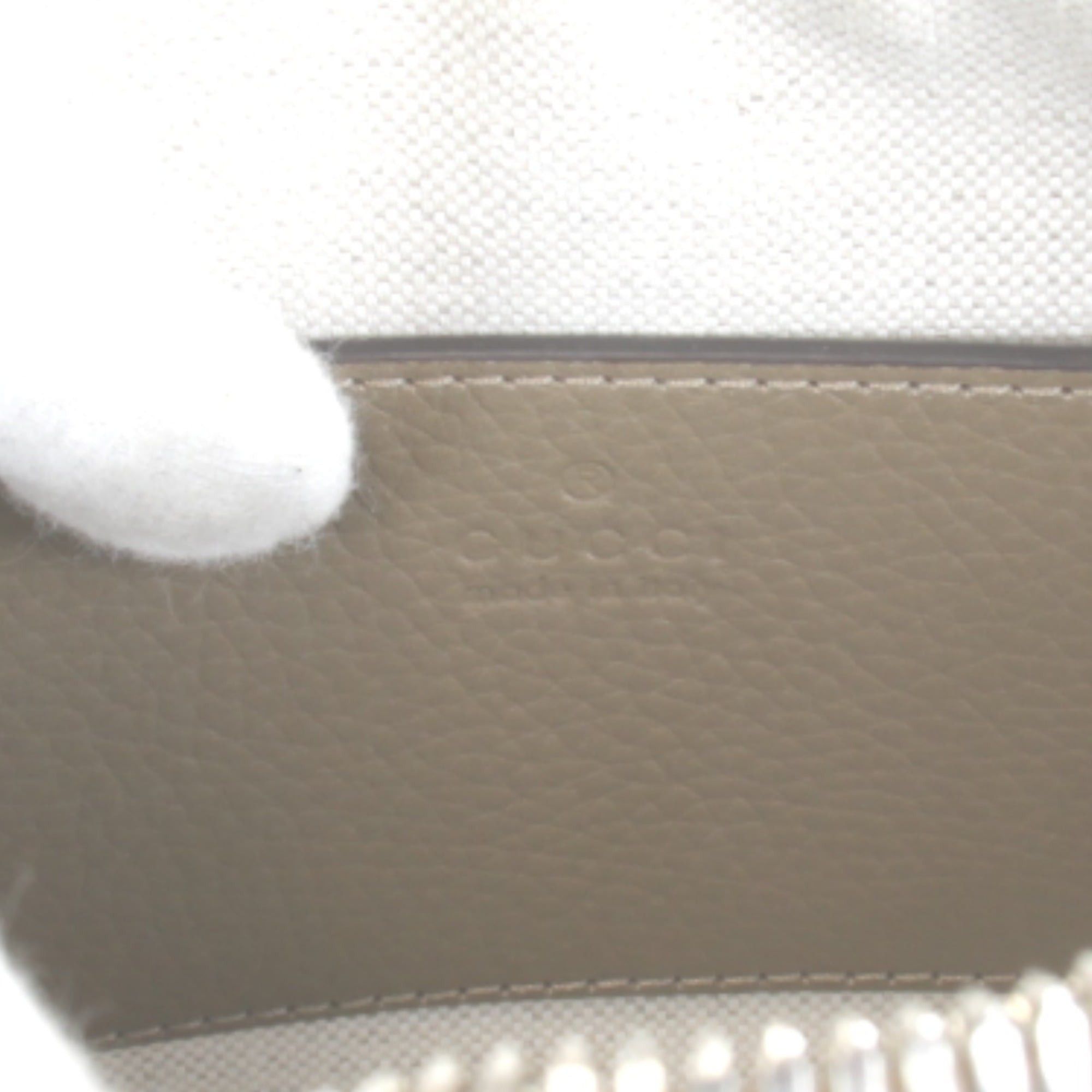 Gucci GUCCI Jumbo GG Mini Duffle Handbag 725292.498025, Beige Leather, Women's Size ONE SIZE - 8 Thumbnail