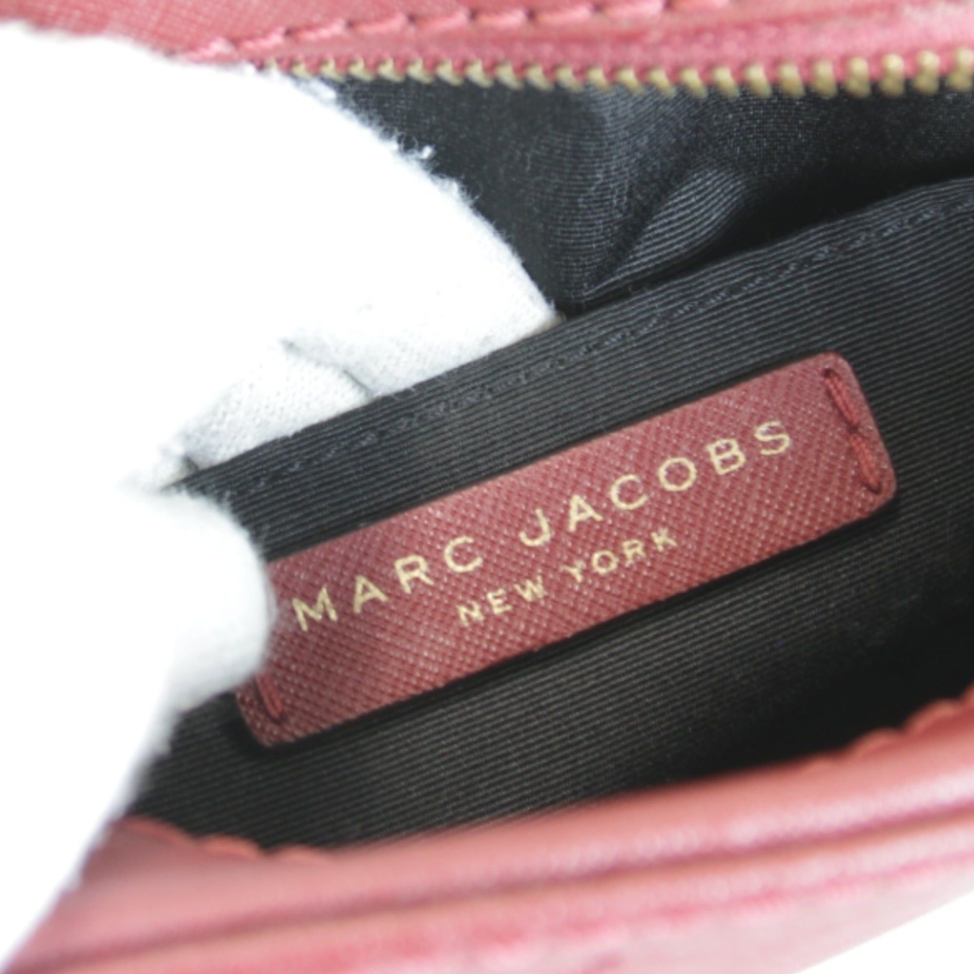 Marc Jacobs MARC JACOBS Women's Wine Red Compact Leather Shoulder Bag Size ONE SIZE - 12 Thumbnail