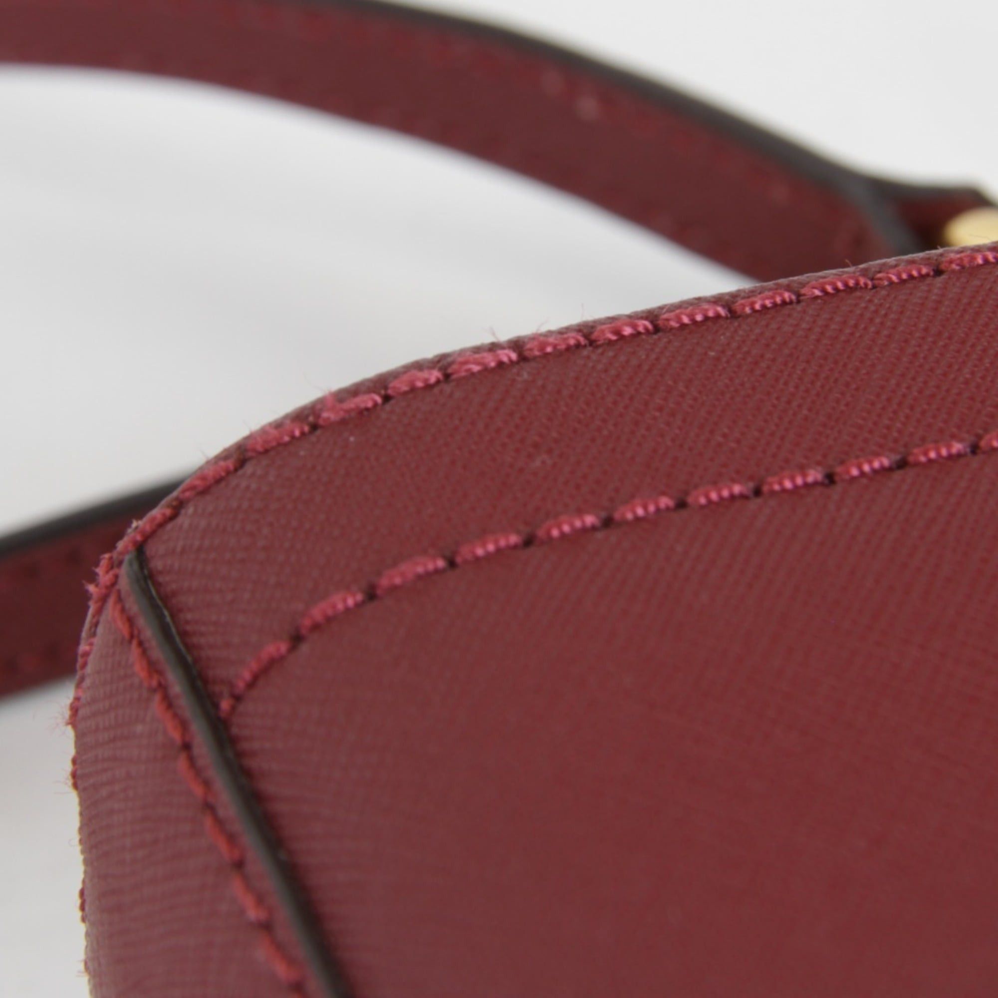 Marc Jacobs MARC JACOBS Women's Wine Red Compact Leather Shoulder Bag Size ONE SIZE - 14 Thumbnail