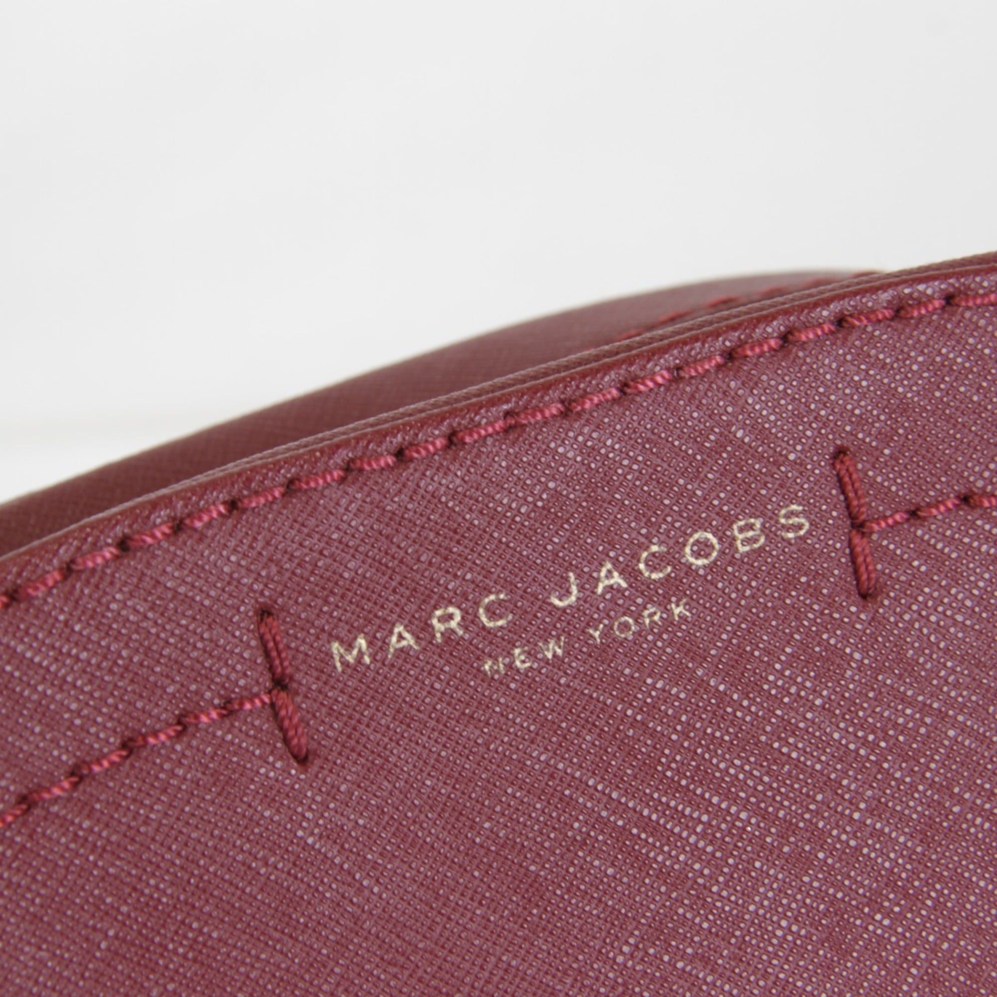 Marc Jacobs MARC JACOBS Women's Wine Red Compact Leather Shoulder Bag Size ONE SIZE - 10 Thumbnail