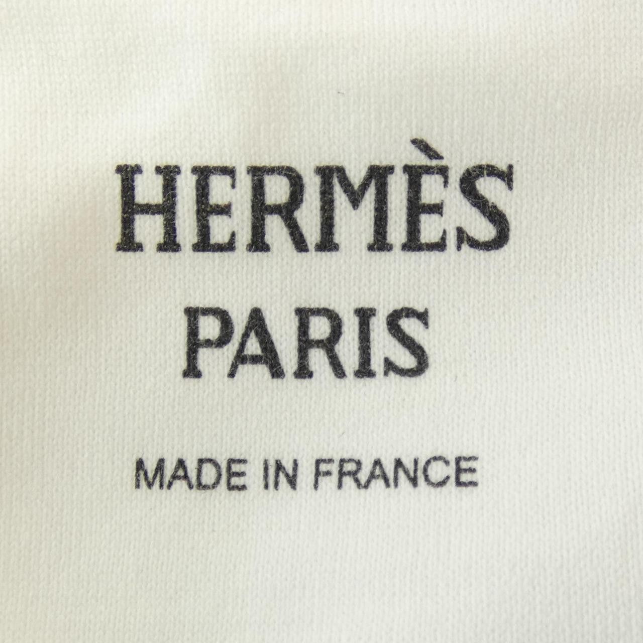 Hermes Hermes Hermès T-shirt44 Cotton T-Shirts DUTY FREE for USA Size ONE SIZE - 4 Thumbnail