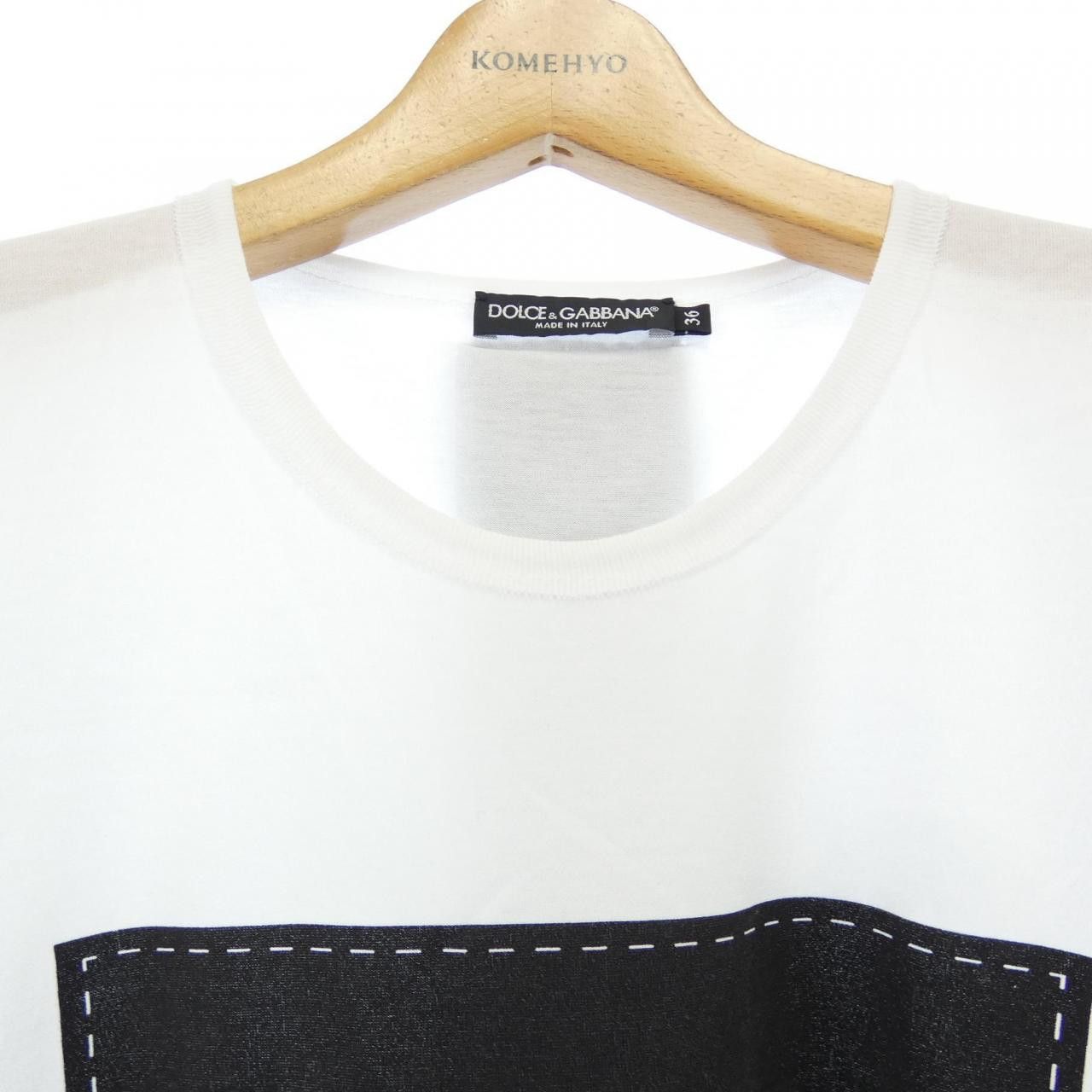 Dolce & Gabbana Dolce & Gabbana Dolce&Gabbana T-shirt Cotton T-Shirts F8J80Z/G7MSD DUTY FREE for USA Size ONE SIZE - 5 Thumbnail