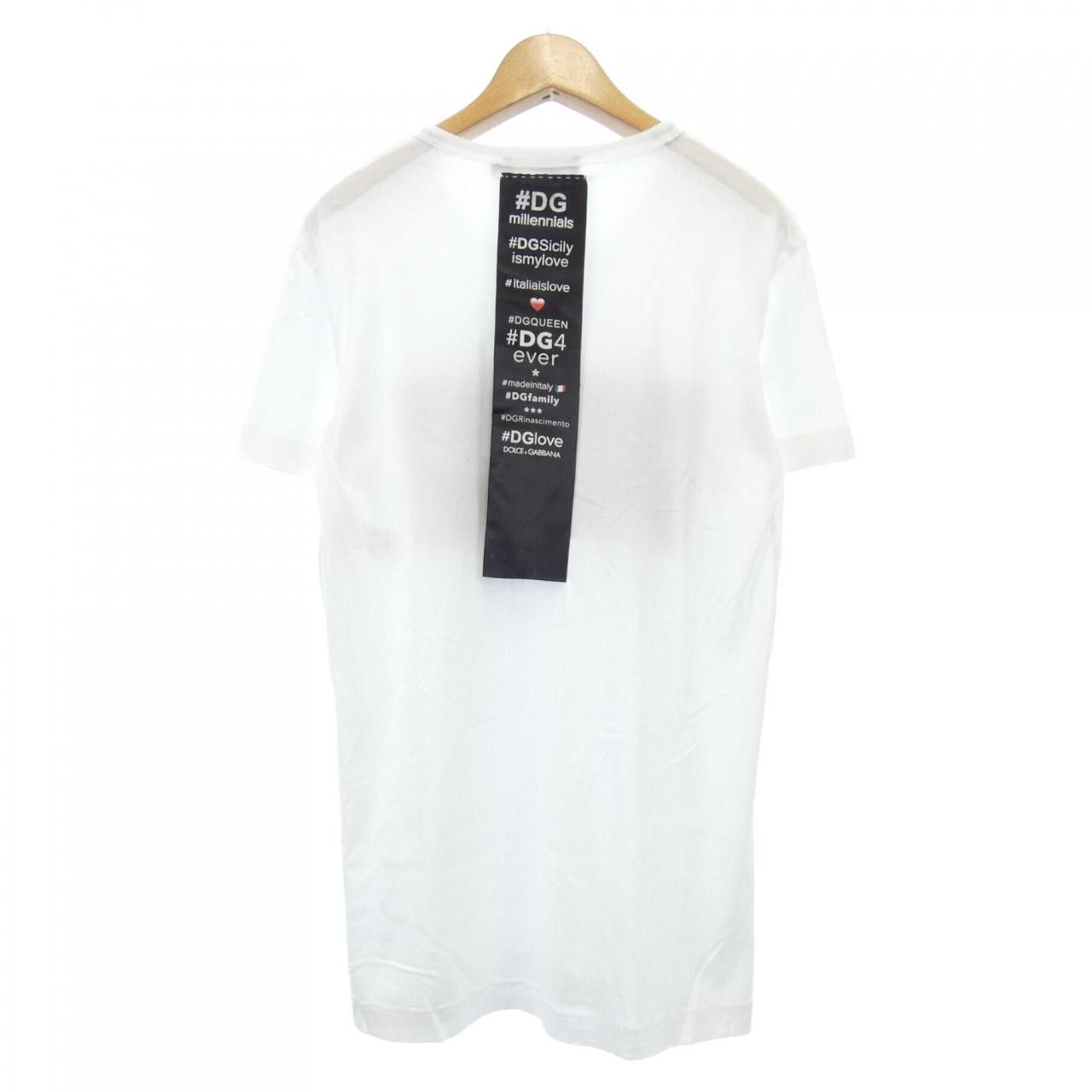 Dolce & Gabbana Dolce & Gabbana Dolce&Gabbana T-shirt Cotton T-Shirts F8J80Z/G7MSD DUTY FREE for USA Size ONE SIZE - 2 Thumbnail