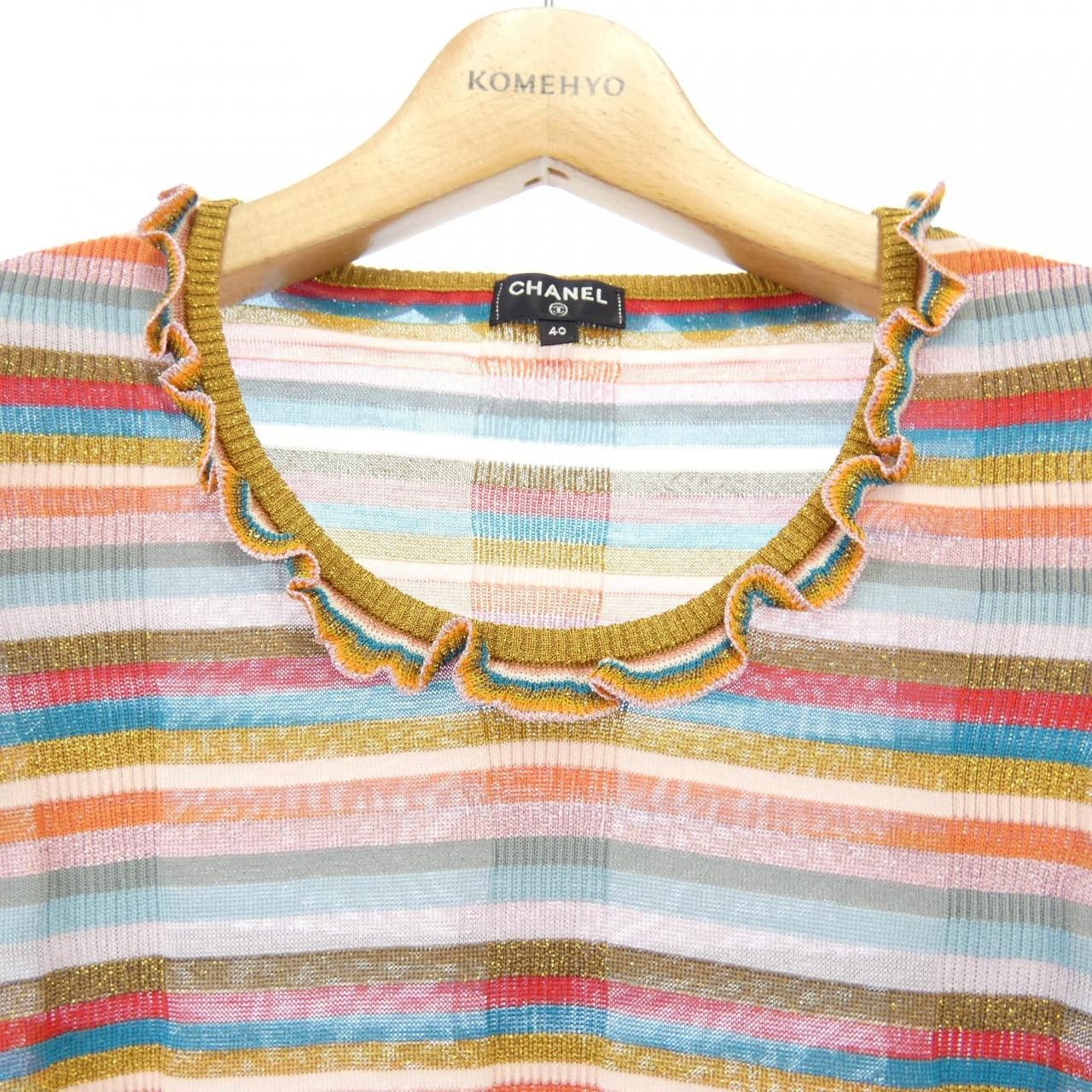 Chanel Chanel Chanel Knitwear Cotton Tops P55708K07295 DUTY FREE for USA Size ONE SIZE - 6 Thumbnail