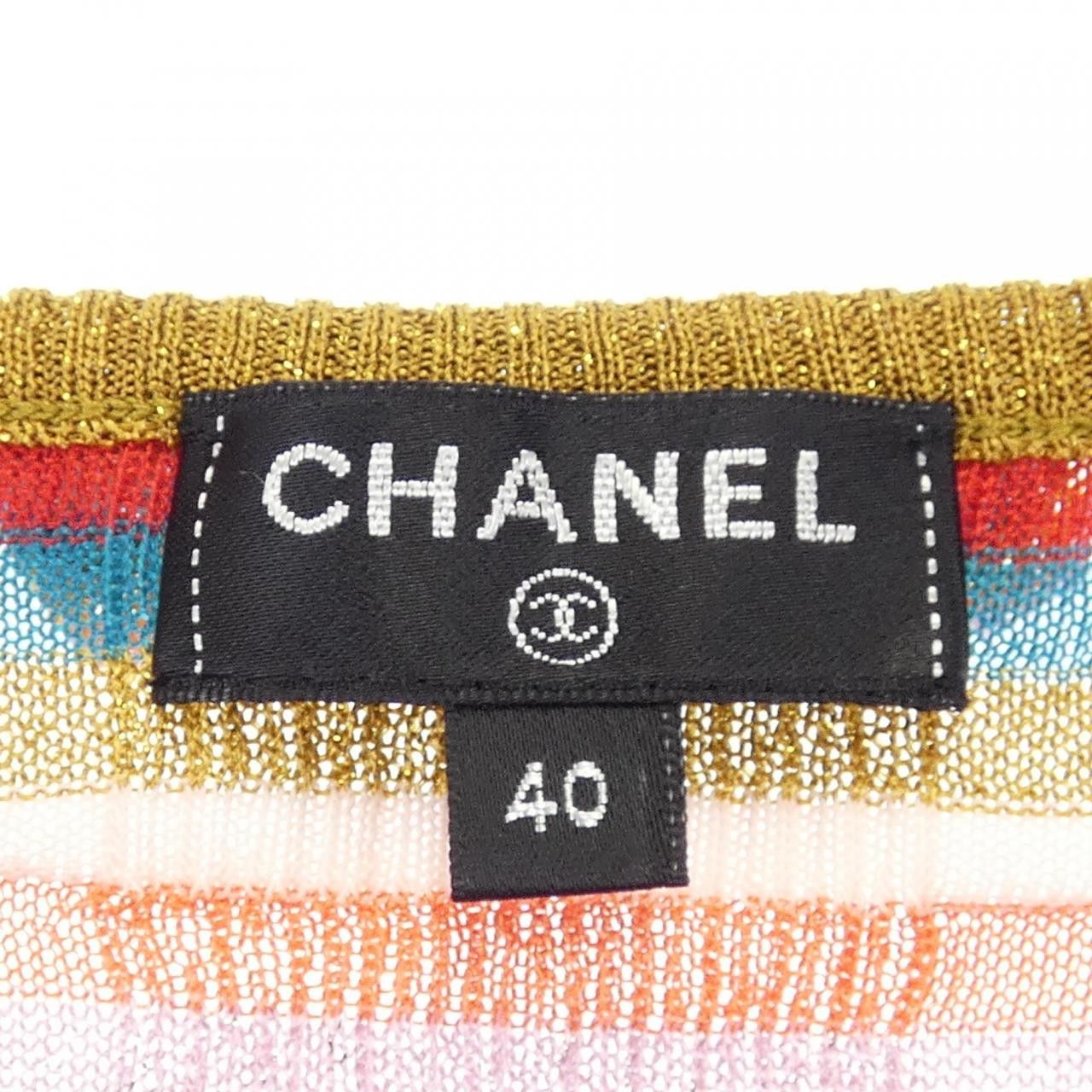 Chanel Chanel Chanel Knitwear Cotton Tops P55708K07295 DUTY FREE for USA Size ONE SIZE - 5 Thumbnail