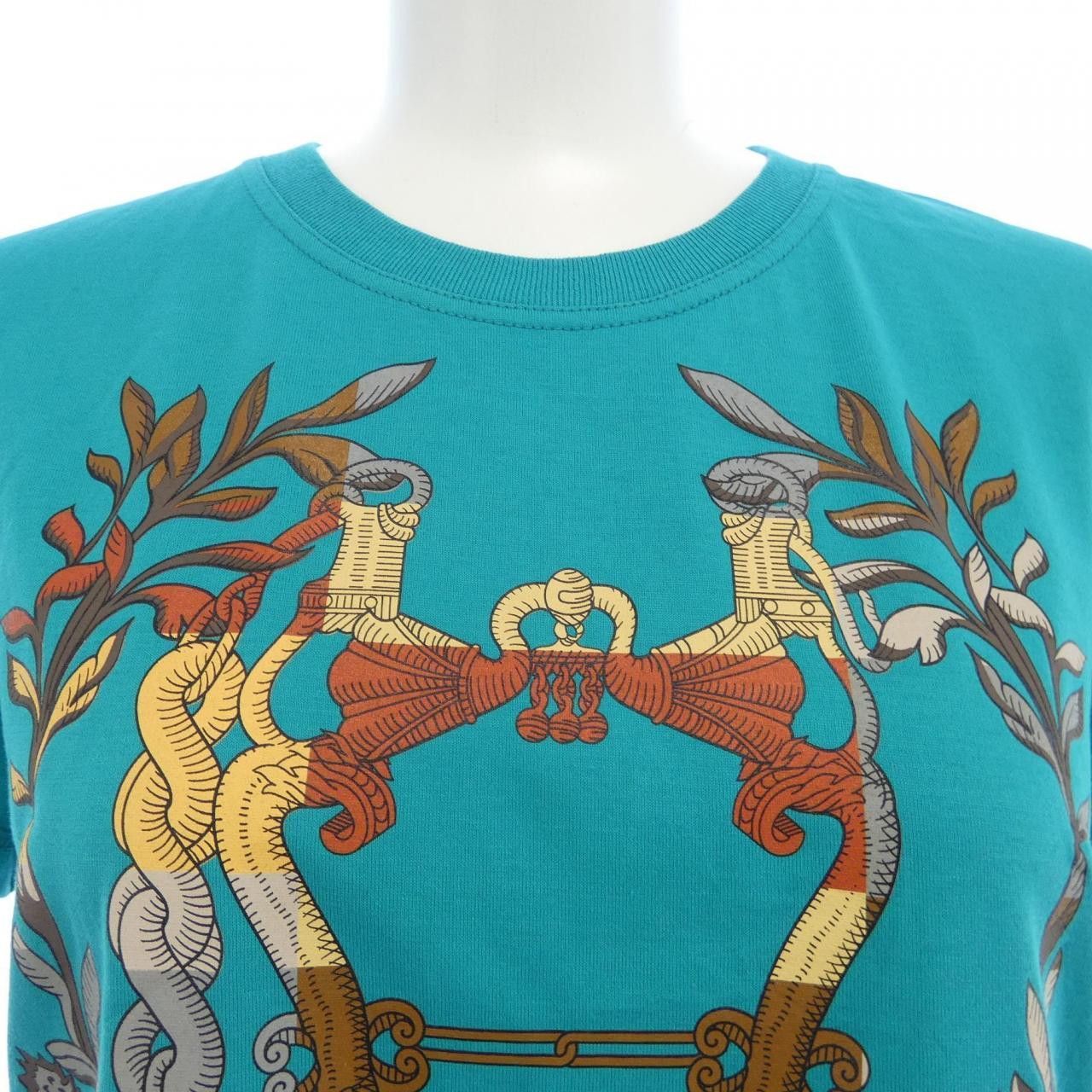 Hermes Hermes Hermès Cartouche Cotton T-Shirt 36 Cotton T-Shirts DUTY FREE for USA Size ONE SIZE - 5 Thumbnail