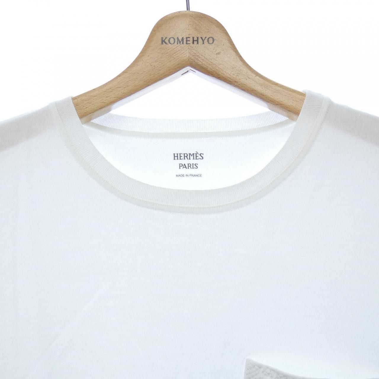 Hermes Hermes Hermes T-shirt Cotton T-shirt38 Cotton T-Shirts DUTY FREE for USA Size ONE SIZE - 5 Thumbnail