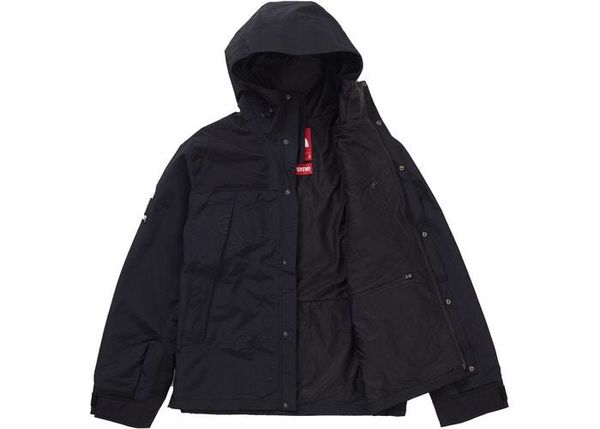 Supreme the north face arc logo mountain parka shop black