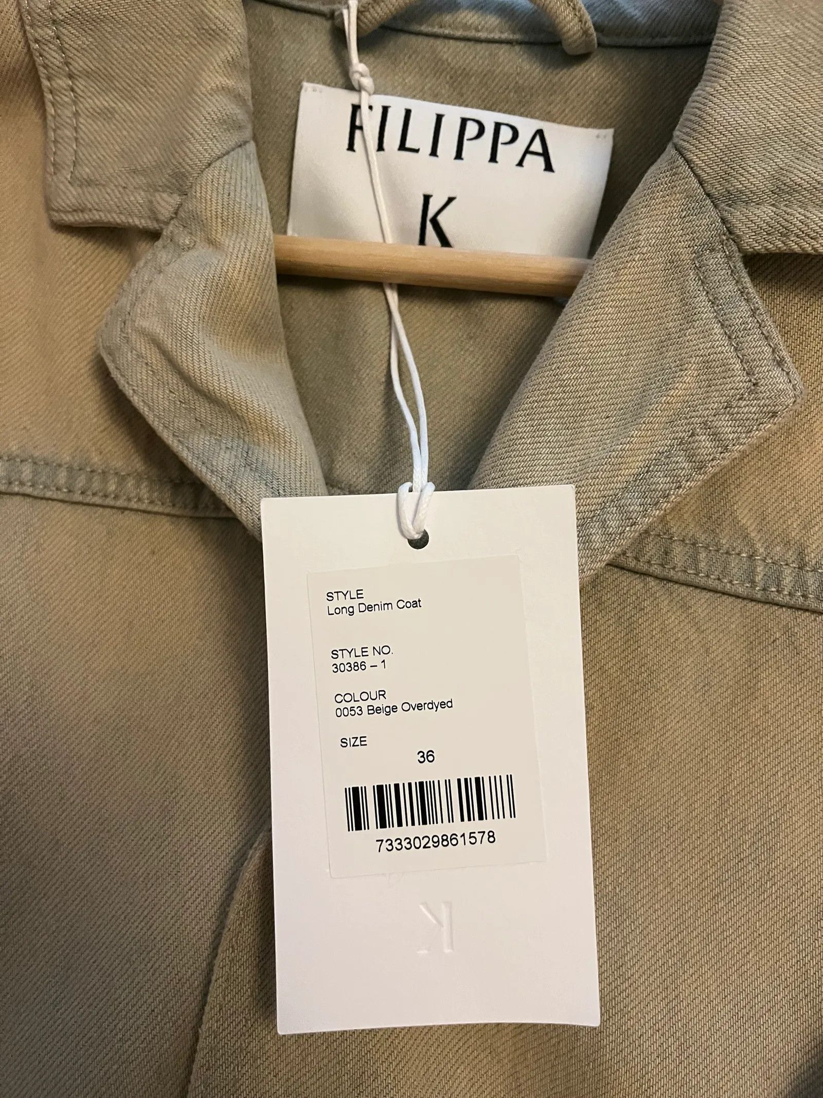 Filippa K Filippa K Lond Denim Coat Coat Size XS / US 0-2 / IT 36-38 - 2 Thumbnail