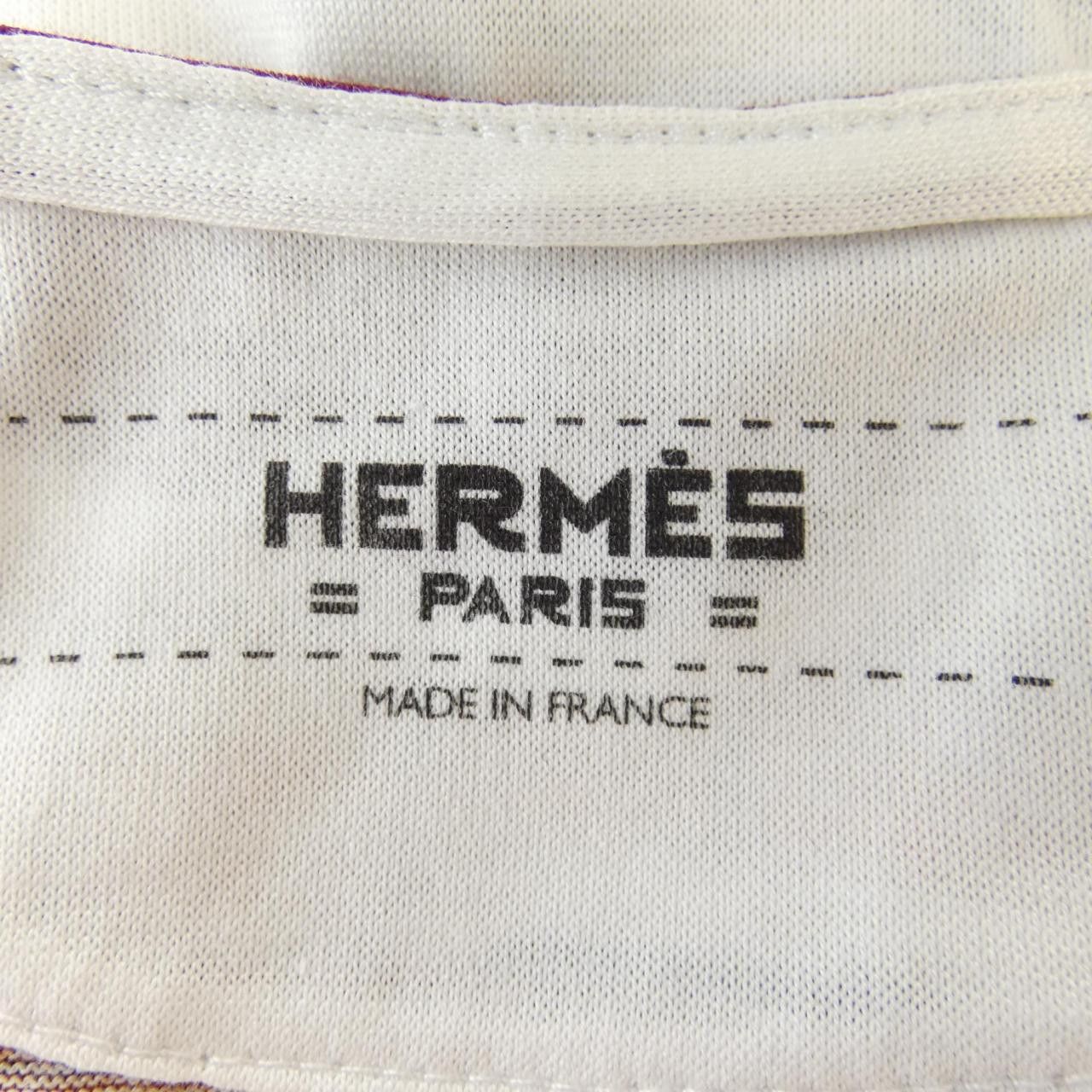 Hermes Hermes Hermès T-shirt40 Cotton T-Shirts DUTY FREE for USA Size ONE SIZE - 4 Thumbnail