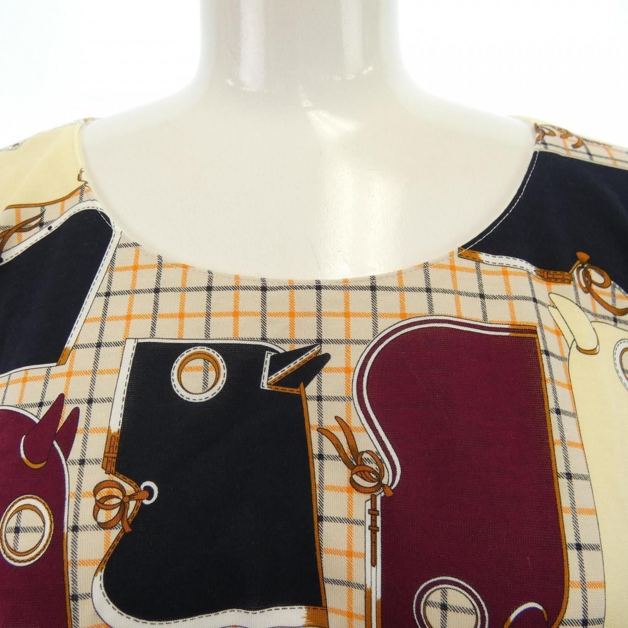 Hermes Hermes Hermès T-shirt40 Cotton T-Shirts DUTY FREE for USA Size ONE SIZE - 5 Thumbnail