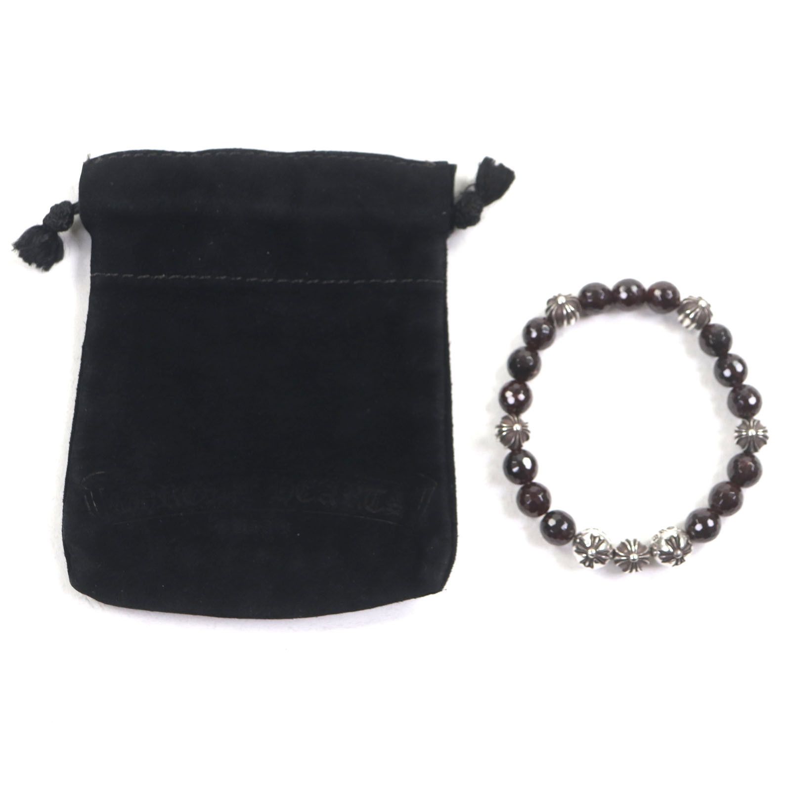 Chrome Hearts Other Chrome Hearts Silver Garnet Bracelet Metal Bracelet DUTY FREE for USA Size ONE SIZE - 2 Thumbnail