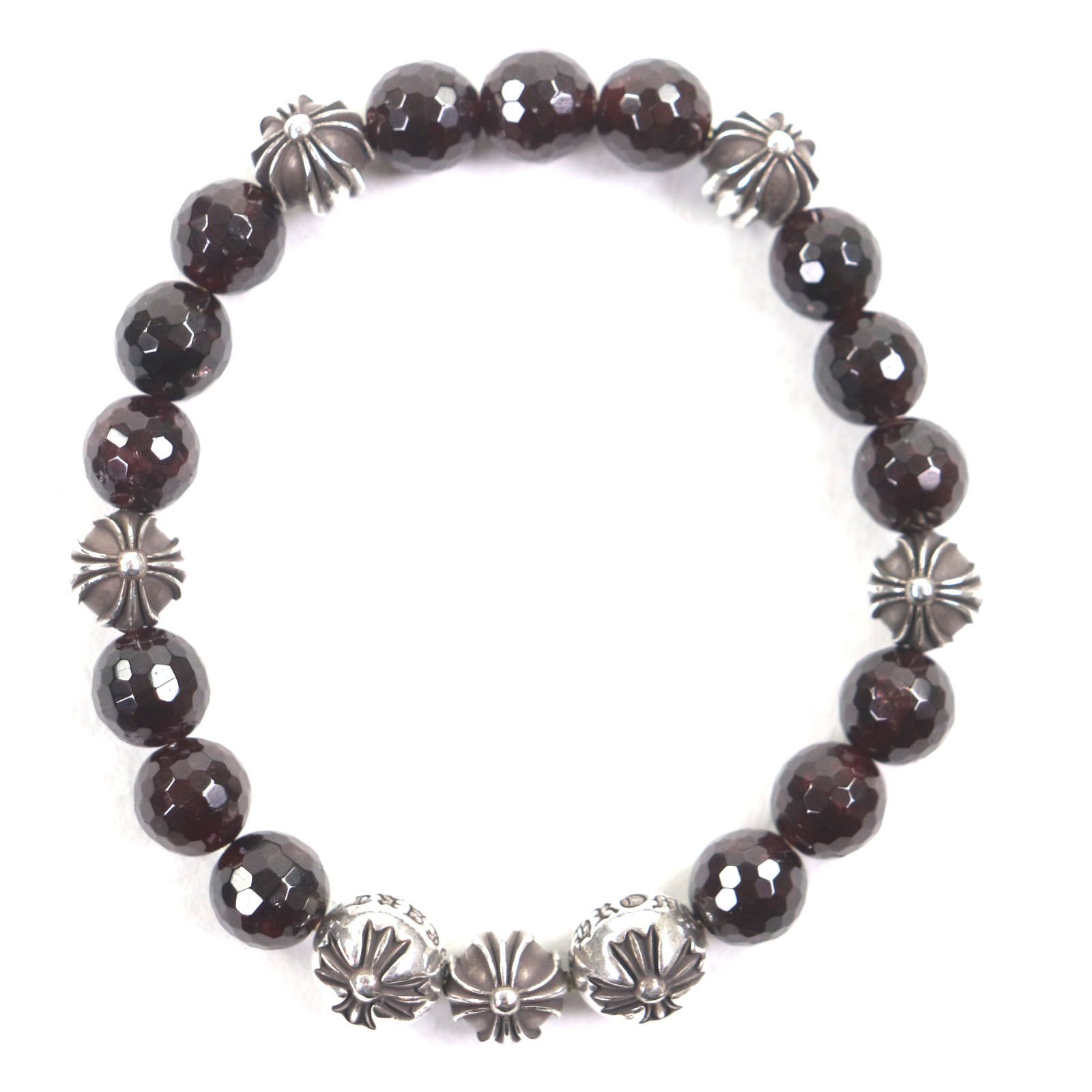 Chrome Hearts Other Chrome Hearts Silver Garnet Bracelet Metal Bracelet DUTY FREE for USA Size ONE SIZE - 3 Thumbnail