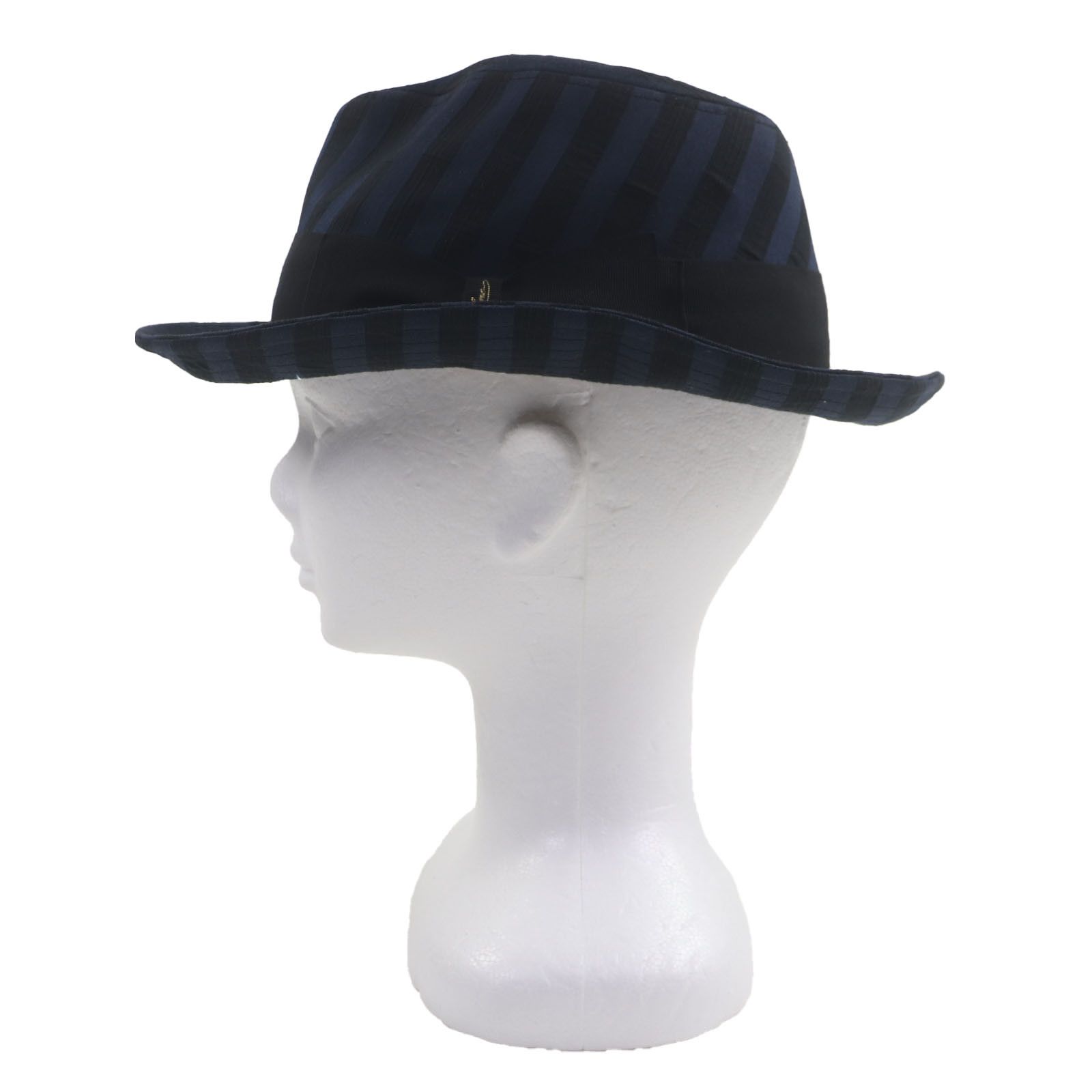 Other Other Borsalino Stripe Logo Ribbon Cotton Fedora Cotton Hats DUTY FREE for USA Size ONE SIZE - 3 Thumbnail