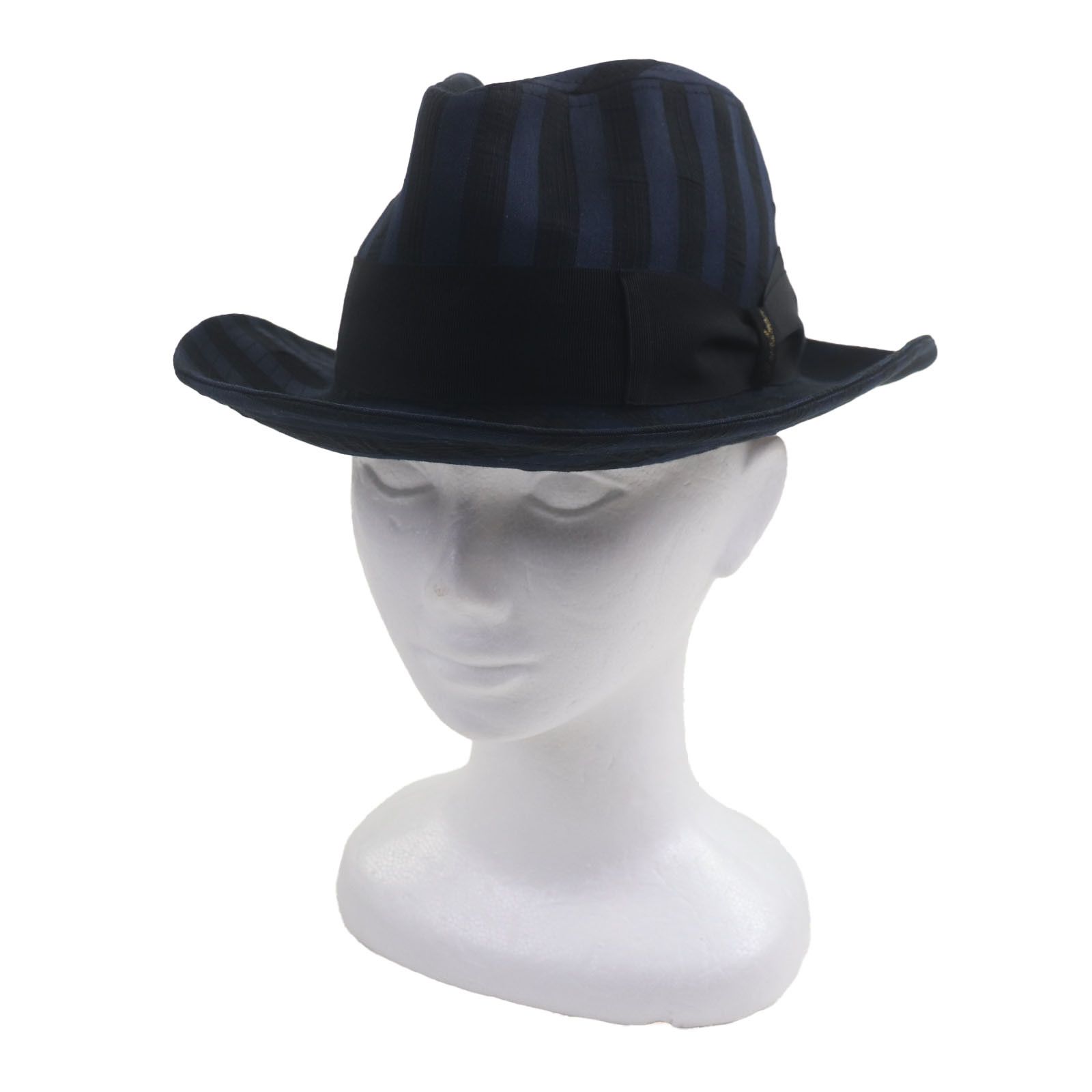 Other Other Borsalino Stripe Logo Ribbon Cotton Fedora Cotton Hats DUTY FREE for USA Size ONE SIZE - 2 Thumbnail