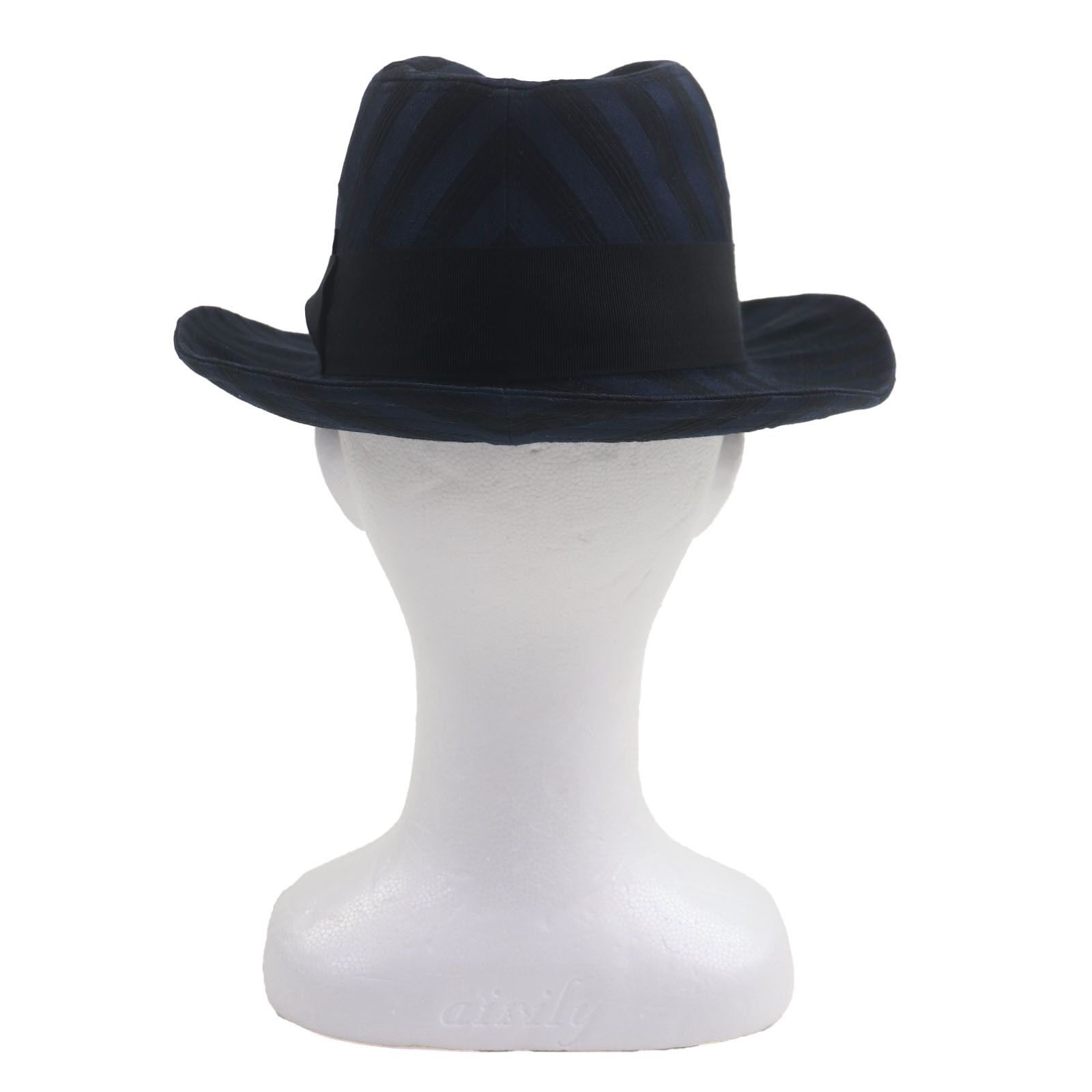 Other Other Borsalino Stripe Logo Ribbon Cotton Fedora Cotton Hats DUTY FREE for USA Size ONE SIZE - 4 Thumbnail