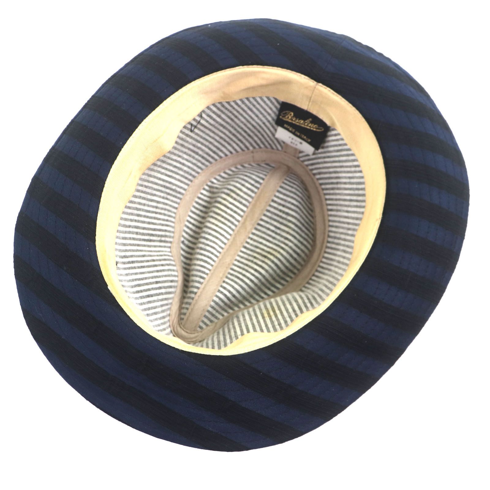 Other Other Borsalino Stripe Logo Ribbon Cotton Fedora Cotton Hats DUTY FREE for USA Size ONE SIZE - 7 Thumbnail