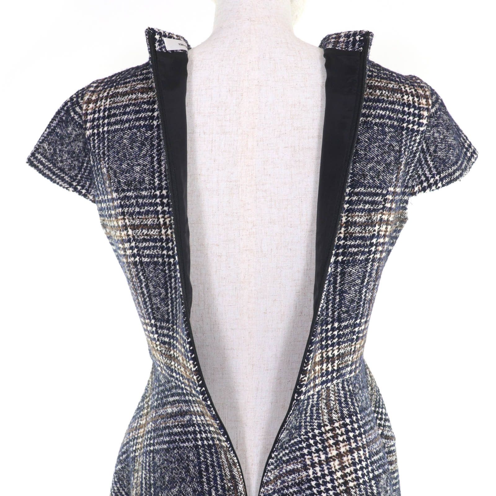 Other Other YOKO CHAN Glen Check Dress Others Dresses YCD-620-657 DUTY FREE for USA Size ONE SIZE - 5 Thumbnail