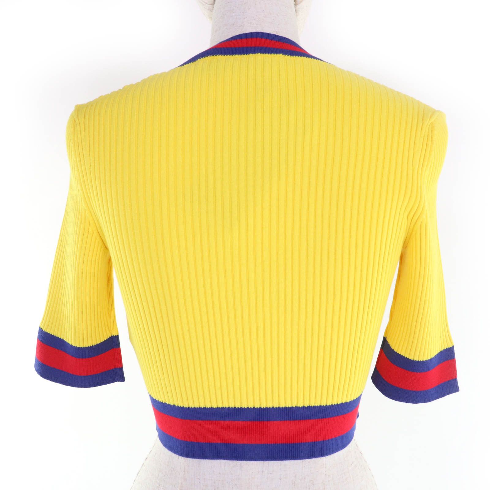 Gucci Gucci Gucci Knit Short Sleeve Top Others Tops 756271 DUTY FREE for USA Size ONE SIZE - 3 Thumbnail