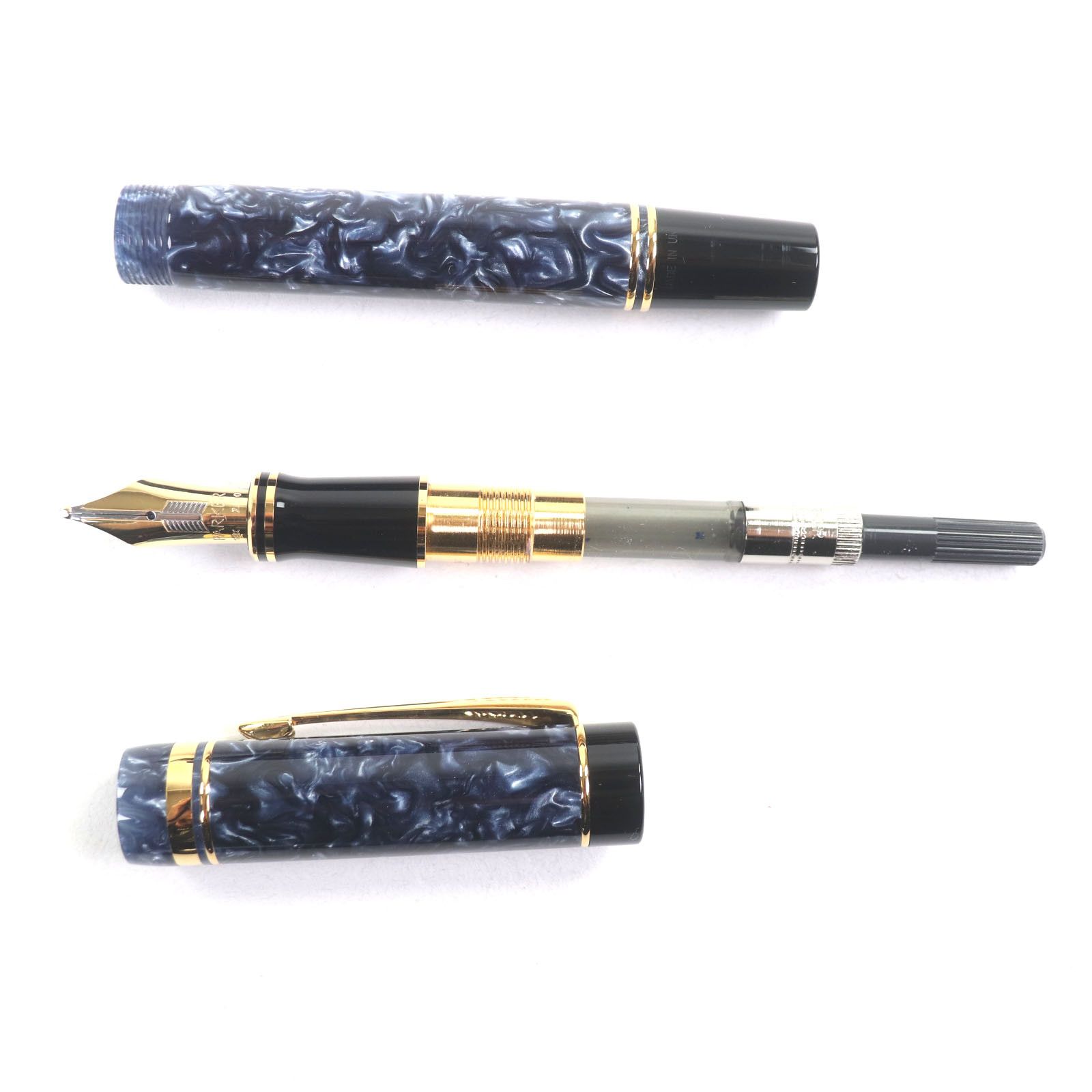 Other Other Parker Duofold Centennial Au750 Fountain Pen Metal Pen DUTY FREE for USA Size ONE SIZE - 4 Thumbnail