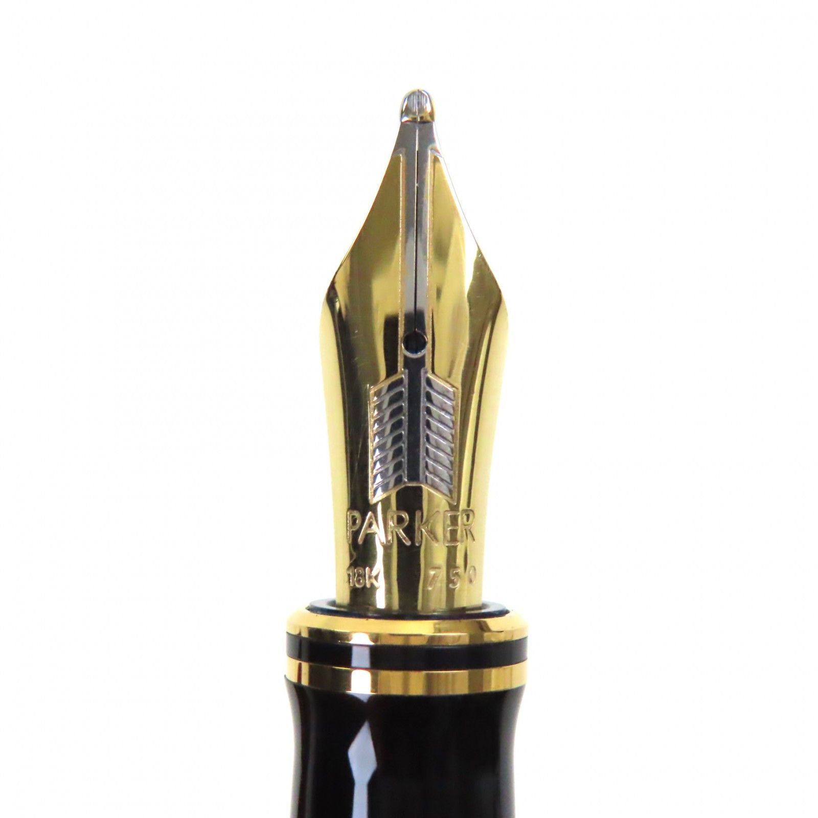 Other Other Parker Duofold Centennial Au750 Fountain Pen Metal Pen DUTY FREE for USA Size ONE SIZE - 5 Thumbnail