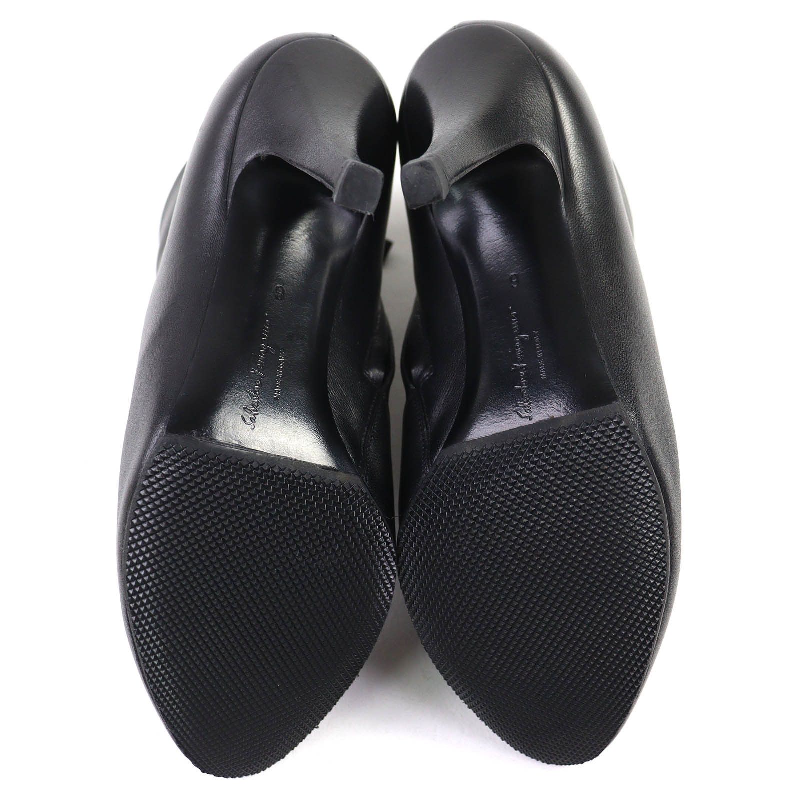 Salvatore Ferragamo Salvatore Ferragamo Salvatore Ferragamo Joan Gancini Leather Ankle Boot Leather Shoes DUTY FREE for USA Size ONE SIZE - 8 Thumbnail