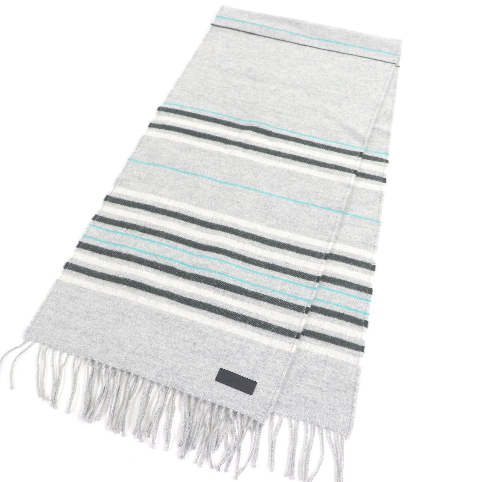 Hermes Hermes Hermès Neo-Rocabar Cashmere Scarf Natural Material Scarf DUTY FREE for USA Size ONE SIZE - 3 Thumbnail