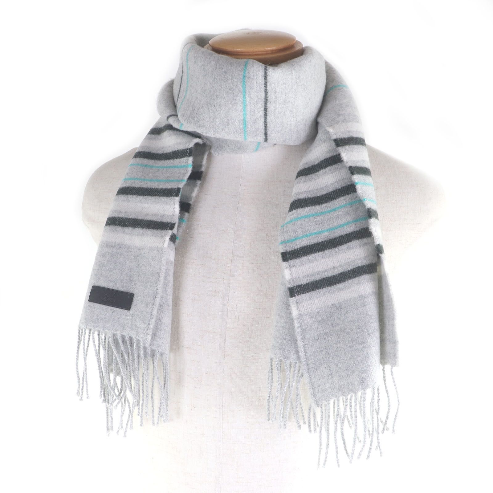 Hermes Hermes Hermès Neo-Rocabar Cashmere Scarf Natural Material Scarf DUTY FREE for USA Size ONE SIZE - 2 Thumbnail