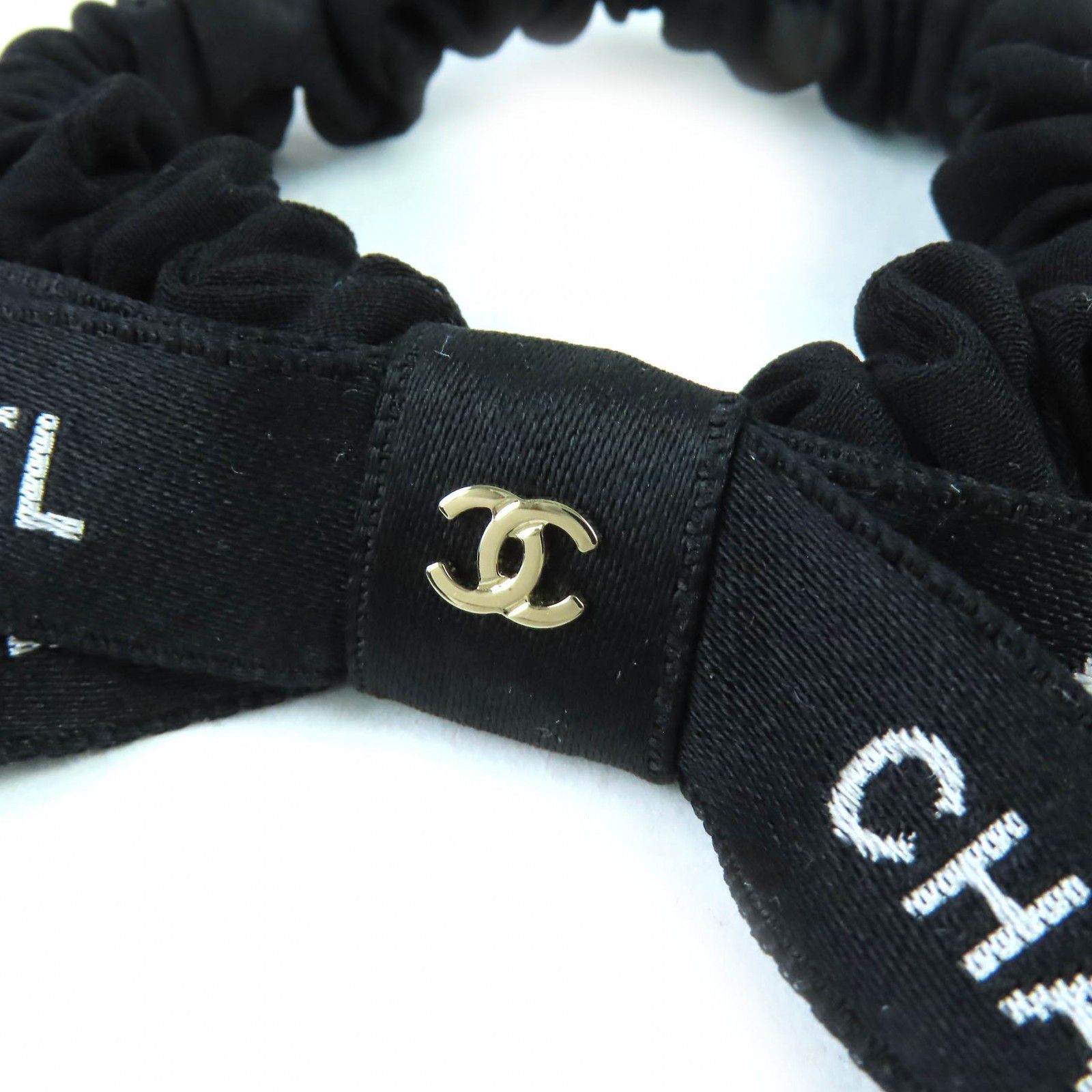 Chanel Chanel Chanel COCO Mark Logo Ribbon Scrunchie Hair Accessory Plastic Other DUTY FREE for USA Size ONE SIZE - 4 Thumbnail