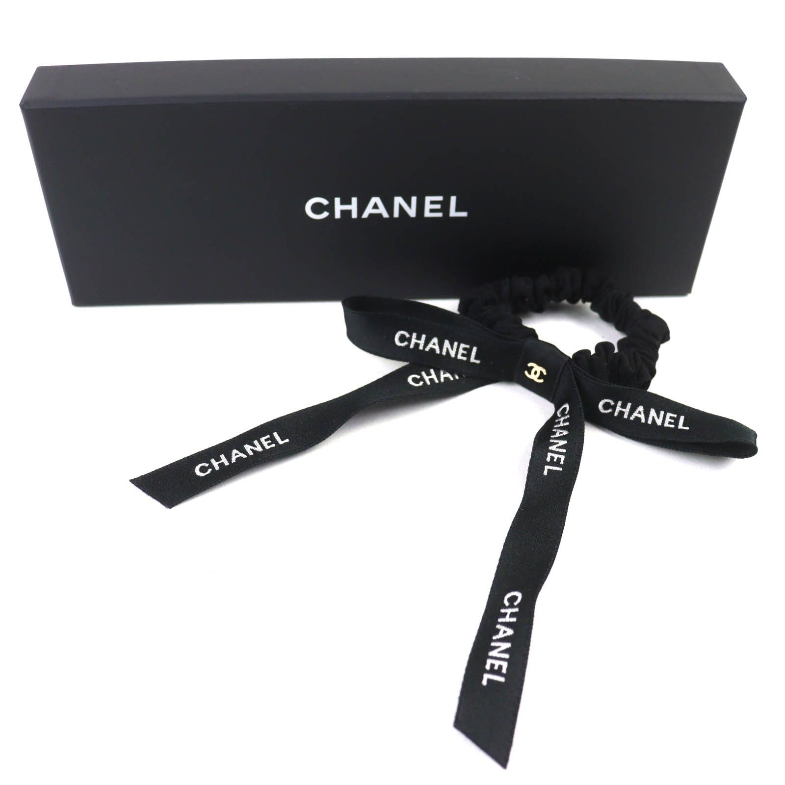 Chanel Chanel Chanel COCO Mark Logo Ribbon Scrunchie Hair Accessory Plastic Other DUTY FREE for USA Size ONE SIZE - 2 Thumbnail
