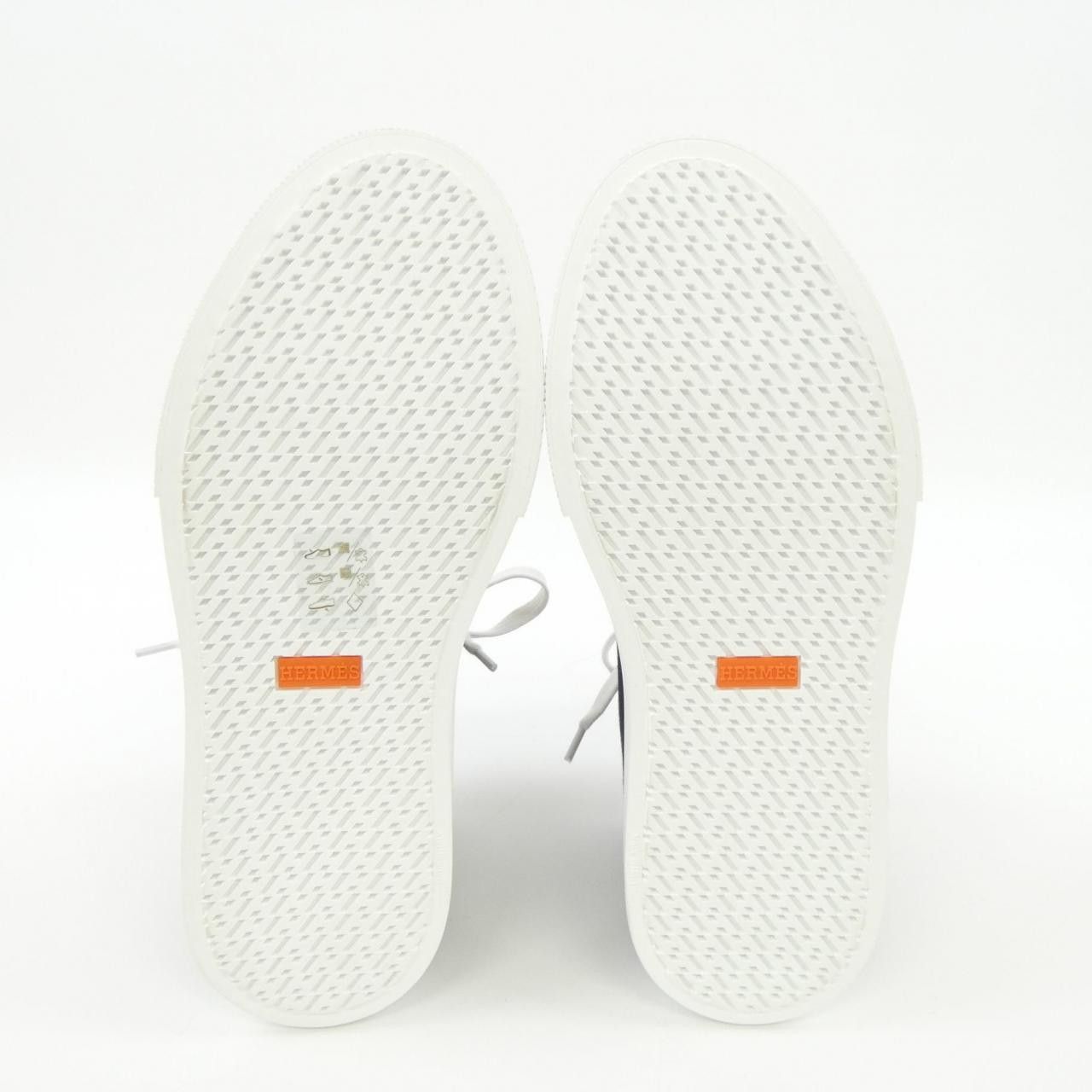 Hermes Hermes Hermes Cotton Canvas/Calf Sneakers Cotton Shoes DUTY FREE for USA Size ONE SIZE - 4 Thumbnail