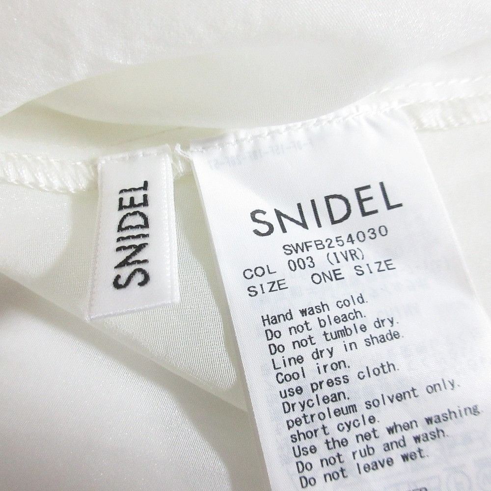 Other Other Snidel Bowtie Blouse Top Others Tops SWFB254030 DUTY FREE for USA Size ONE SIZE - 5 Thumbnail