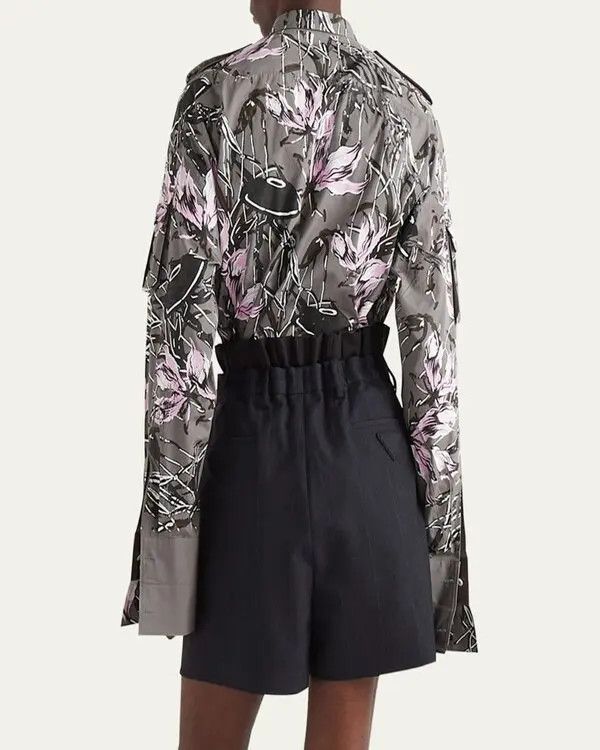 Prada Popeline UFO Shirt in grey Size US XL / EU 56 / 4 - 2 Thumbnail
