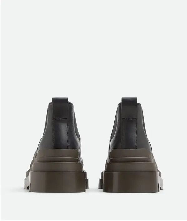 Bottega Veneta Black Tire Chelsea Ankle Boots with camping sole Size US 12 / EU 45 - 3 Thumbnail