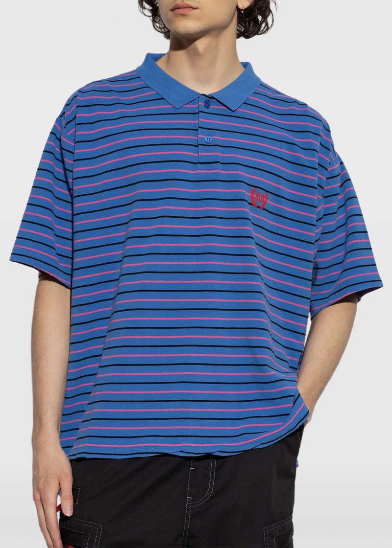 Balenciaga Laurel Classic Fitted Polo in Blue/pink/black Size US XL / EU 56 / 4 - 2 Thumbnail