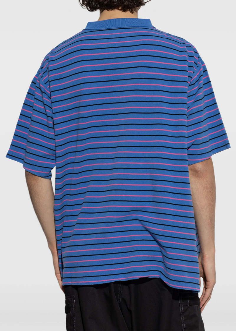 Balenciaga Laurel Classic Fitted Polo in Blue/pink/black Size US XL / EU 56 / 4 - 3 Thumbnail